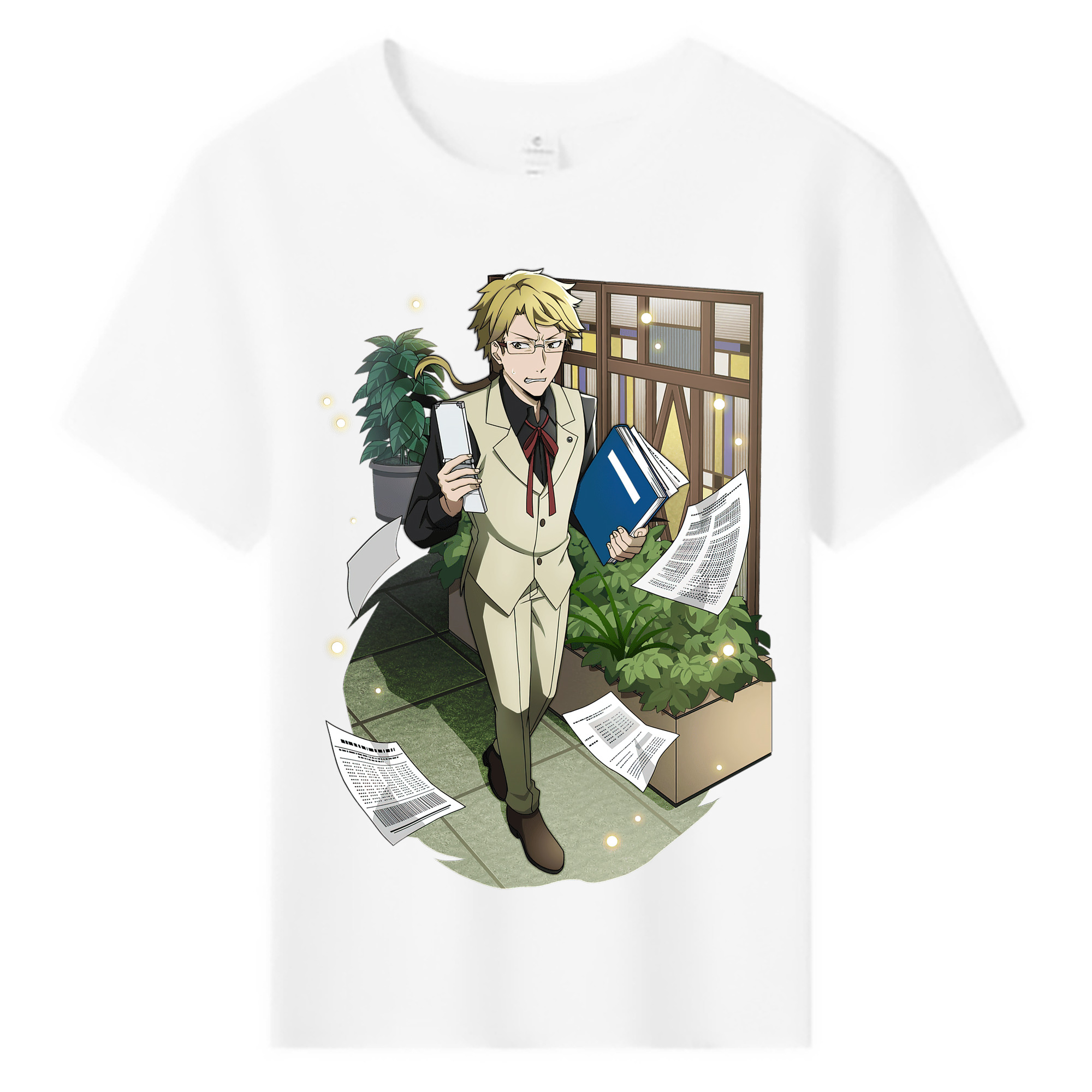 （画像用） 文豪ストレイドッグス Bungo Stray Dogs 綿100％キッズTシャツ（フロントプリント）
