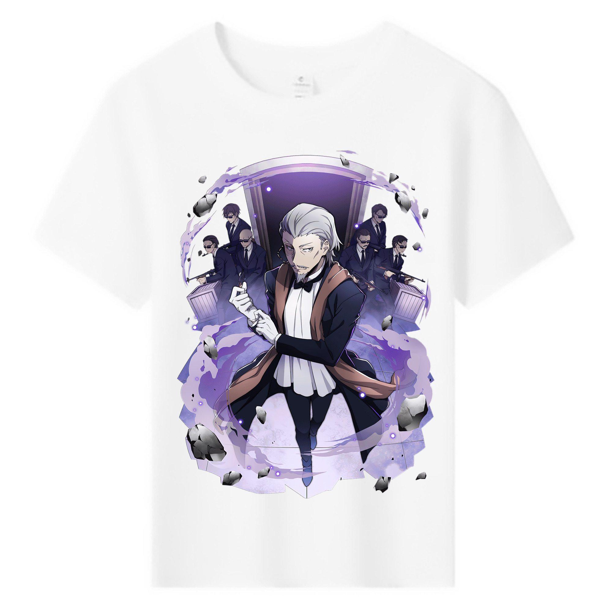（画像用） 文豪ストレイドッグス Bungo Stray Dogs 綿100％キッズTシャツ（フロントプリント）