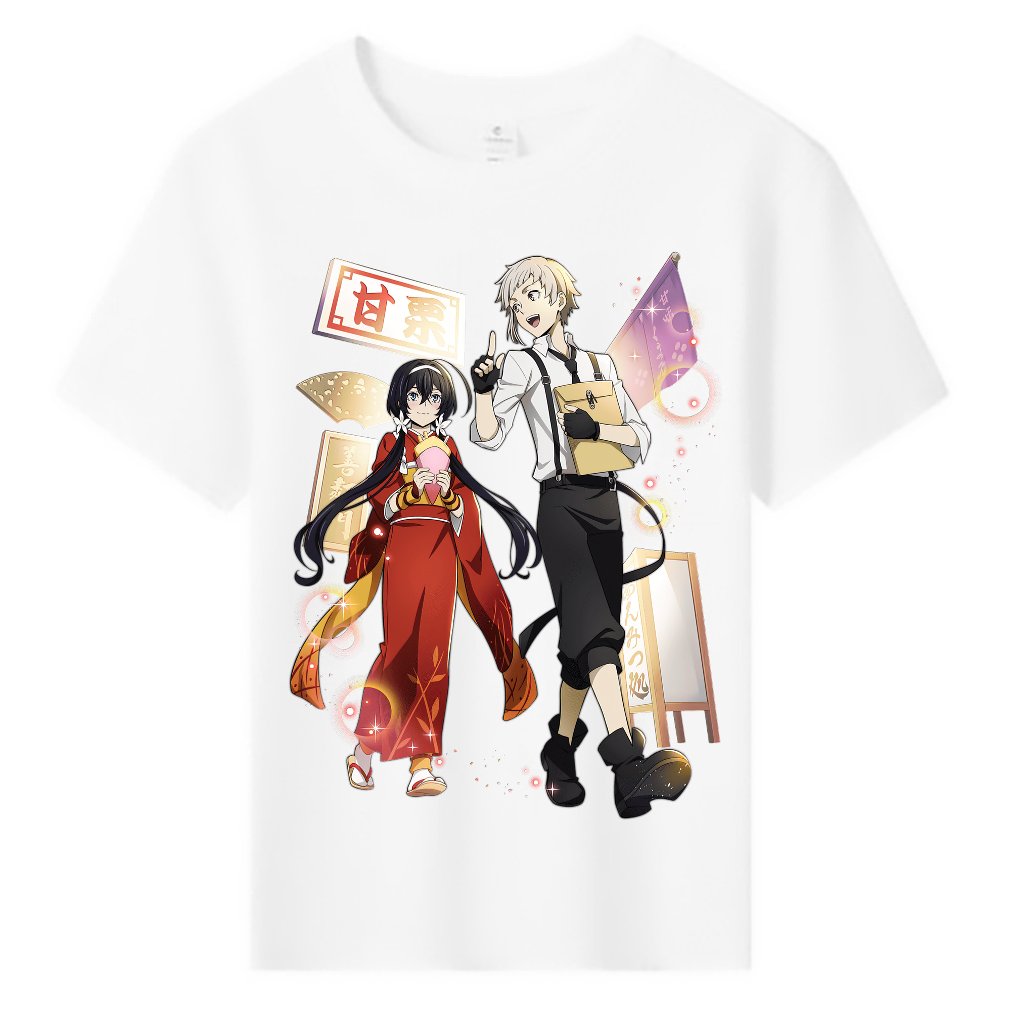 （画像用） 文豪ストレイドッグス Bungo Stray Dogs 綿100％キッズTシャツ（フロントプリント）