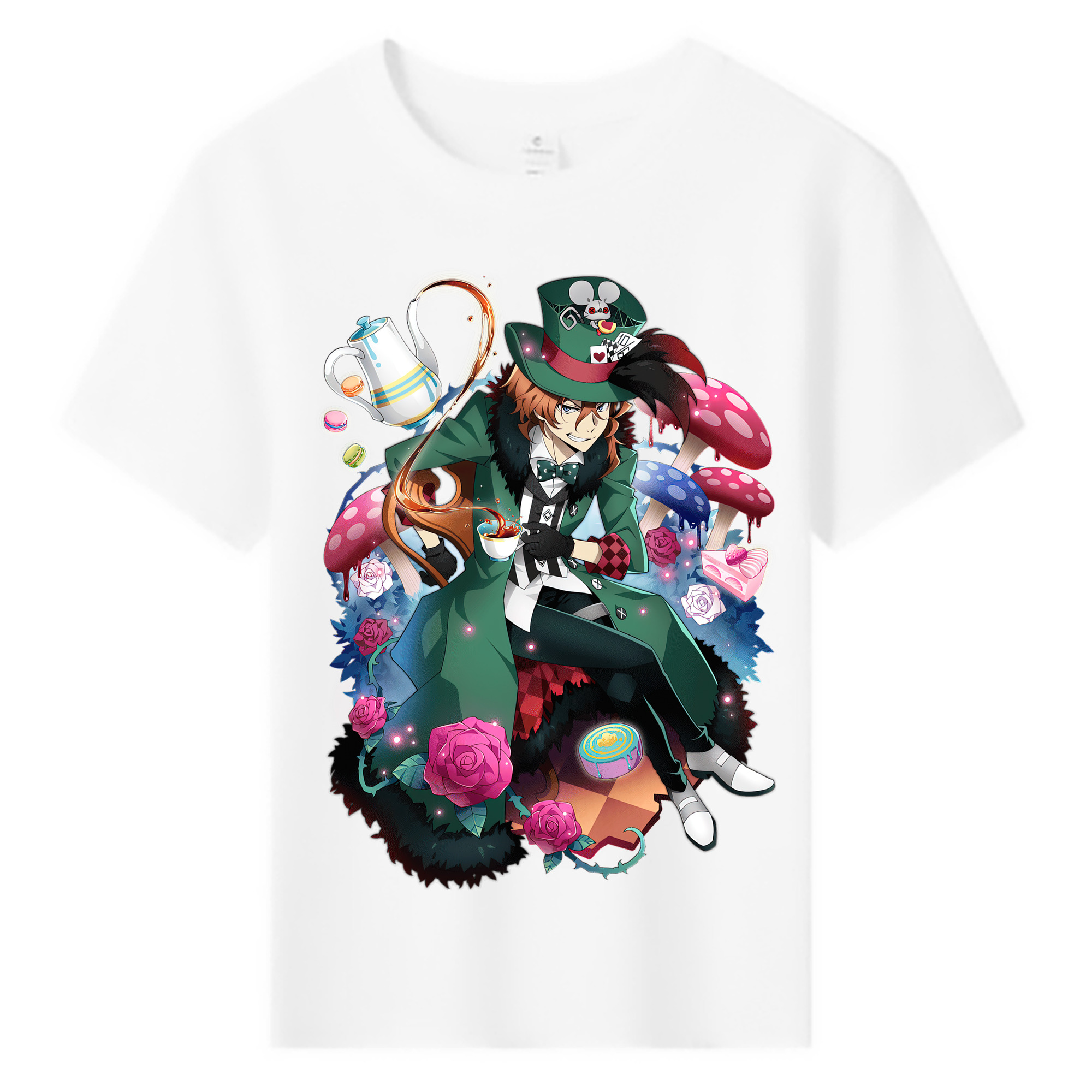 （画像用） 文豪ストレイドッグス Bungo Stray Dogs 綿100％キッズTシャツ（フロントプリント）