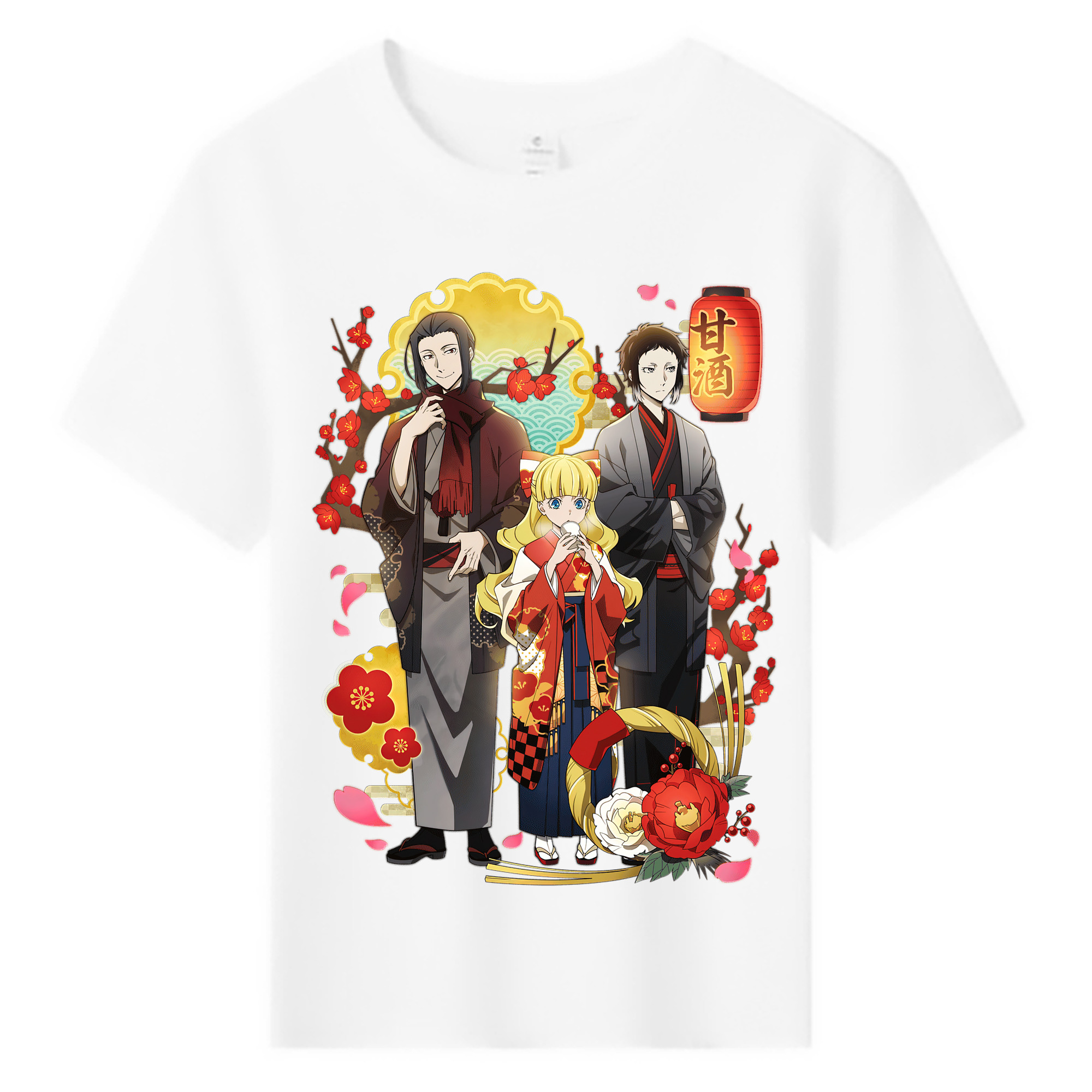 （画像用） 文豪ストレイドッグス Bungo Stray Dogs 綿100％キッズTシャツ（フロントプリント）