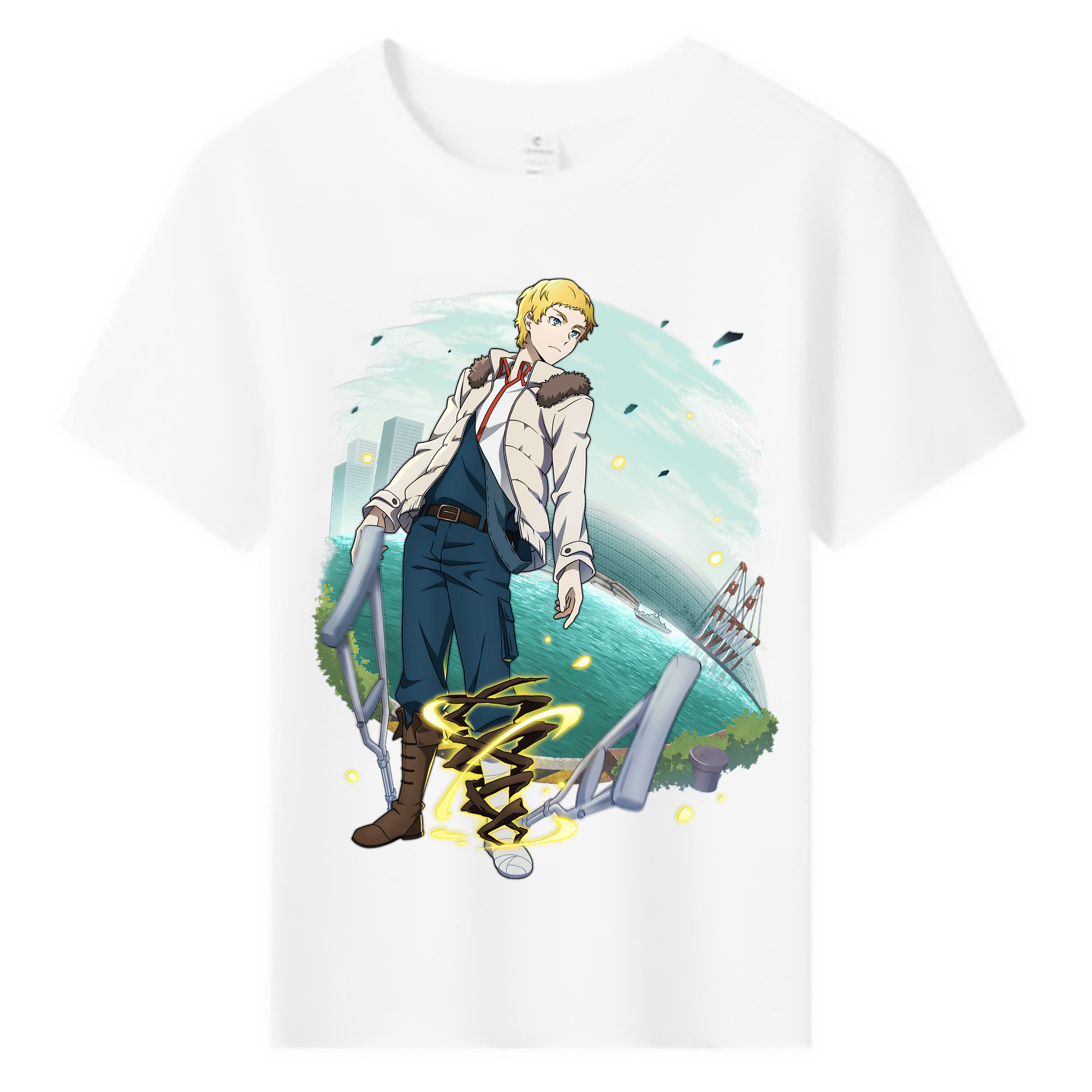 （画像用） 文豪ストレイドッグス Bungo Stray Dogs 綿100％キッズTシャツ（フロントプリント）