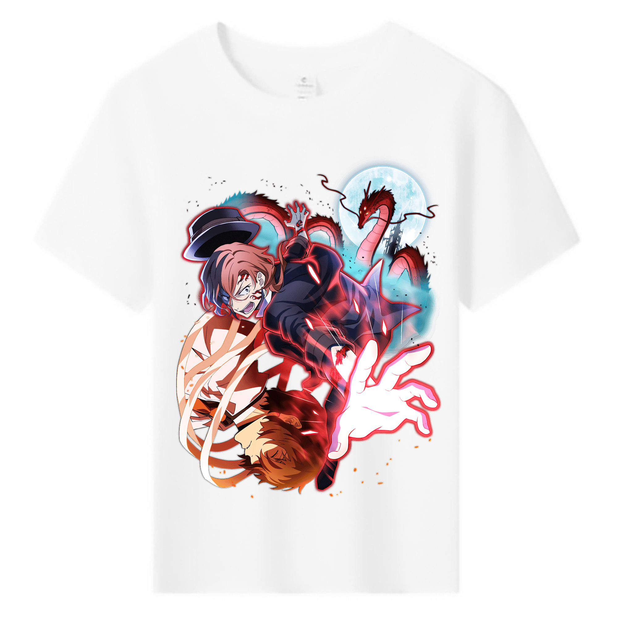 （画像用） 文豪ストレイドッグス Bungo Stray Dogs 綿100％キッズTシャツ（フロントプリント）