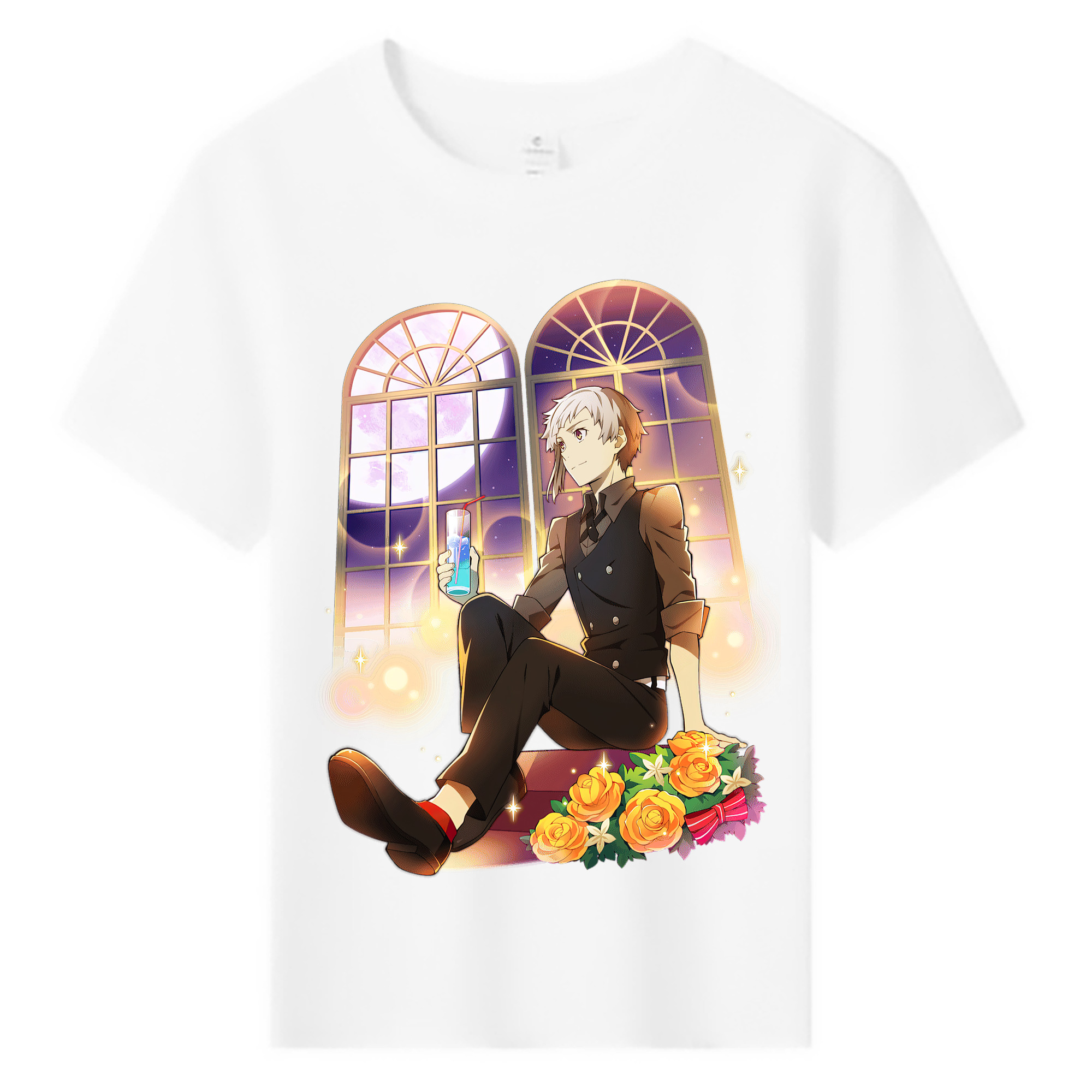 （画像用） 文豪ストレイドッグス Bungo Stray Dogs 綿100％キッズTシャツ（フロントプリント）