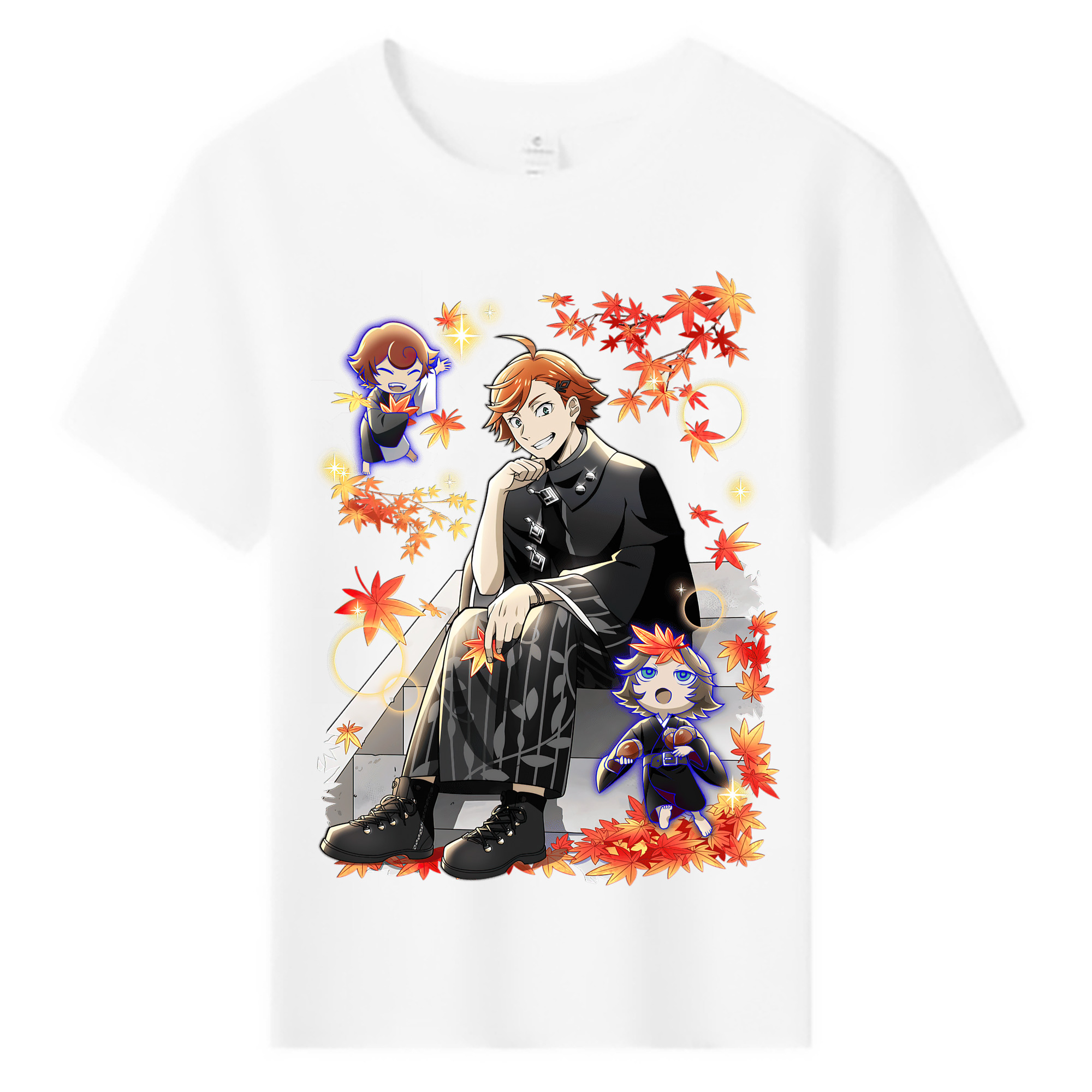 （画像用） 文豪ストレイドッグス Bungo Stray Dogs 綿100％キッズTシャツ（フロントプリント）