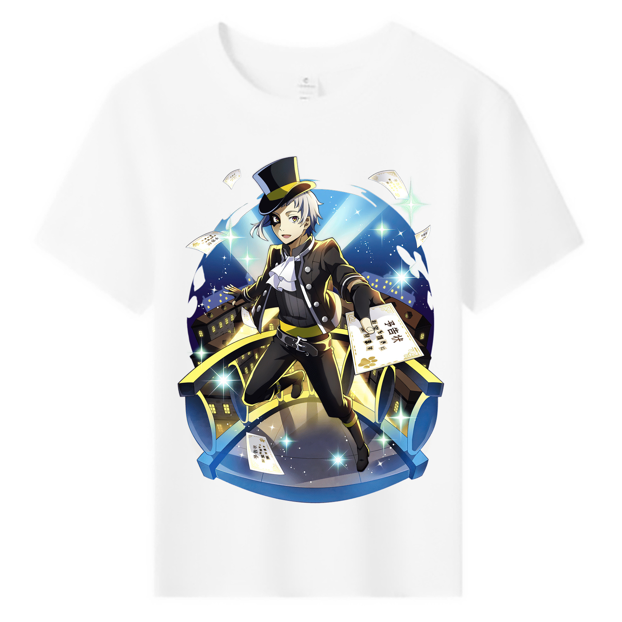 （画像用） 文豪ストレイドッグス Bungo Stray Dogs 綿100％キッズTシャツ（フロントプリント）