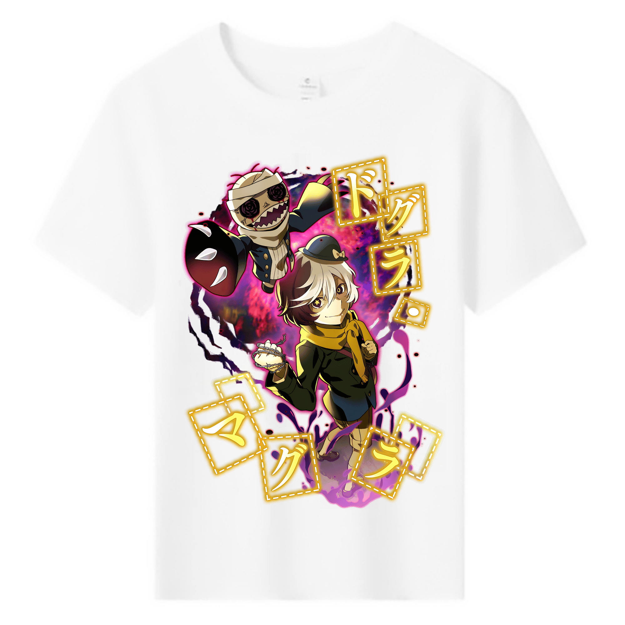 （画像用） 文豪ストレイドッグス Bungo Stray Dogs 綿100％キッズTシャツ（フロントプリント）