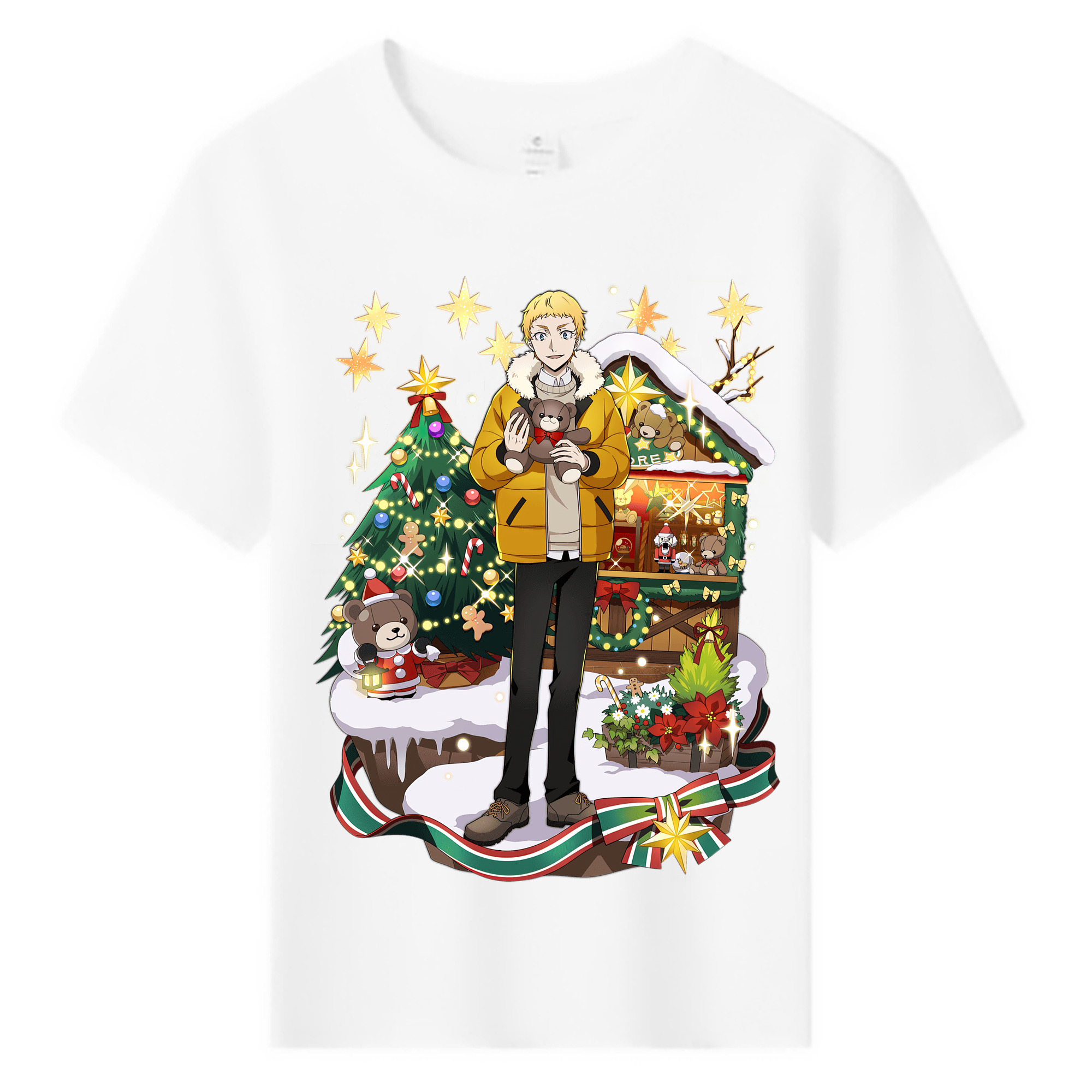 （画像用） 文豪ストレイドッグス Bungo Stray Dogs 綿100％キッズTシャツ（フロントプリント）