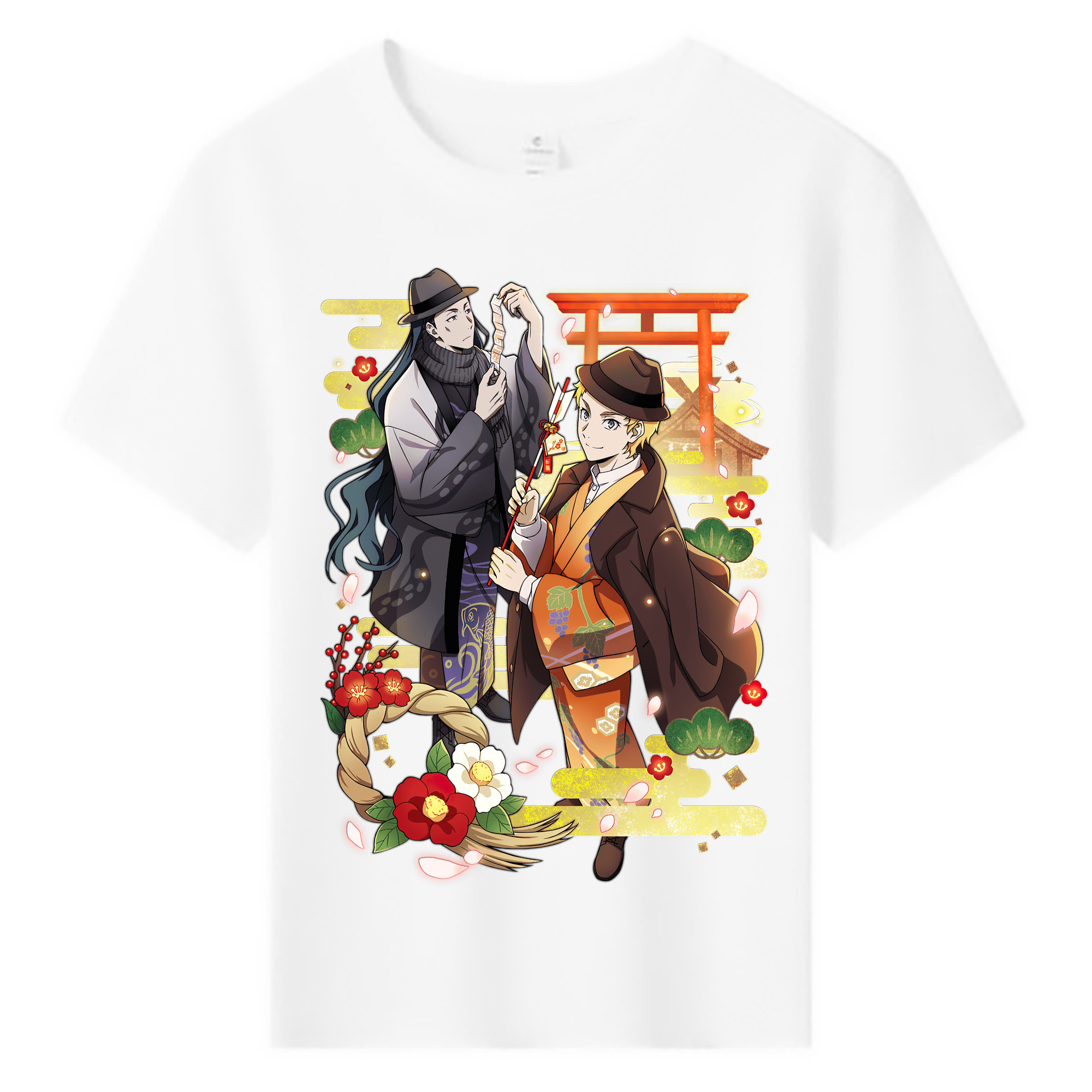 （画像用） 文豪ストレイドッグス Bungo Stray Dogs 綿100％キッズTシャツ（フロントプリント）