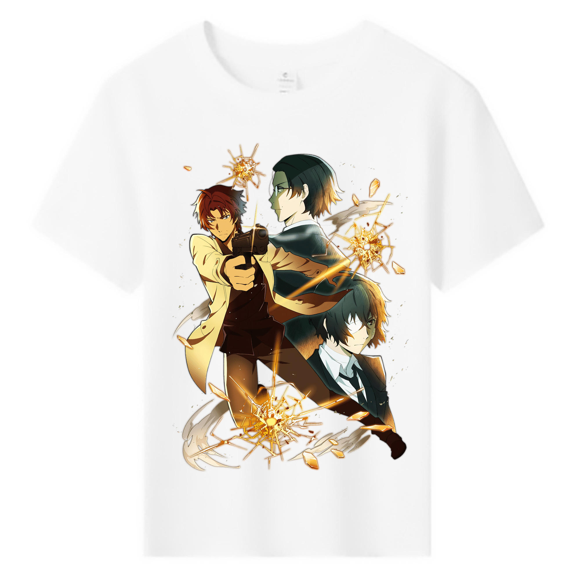 （画像用） 文豪ストレイドッグス Bungo Stray Dogs 綿100％キッズTシャツ（フロントプリント）