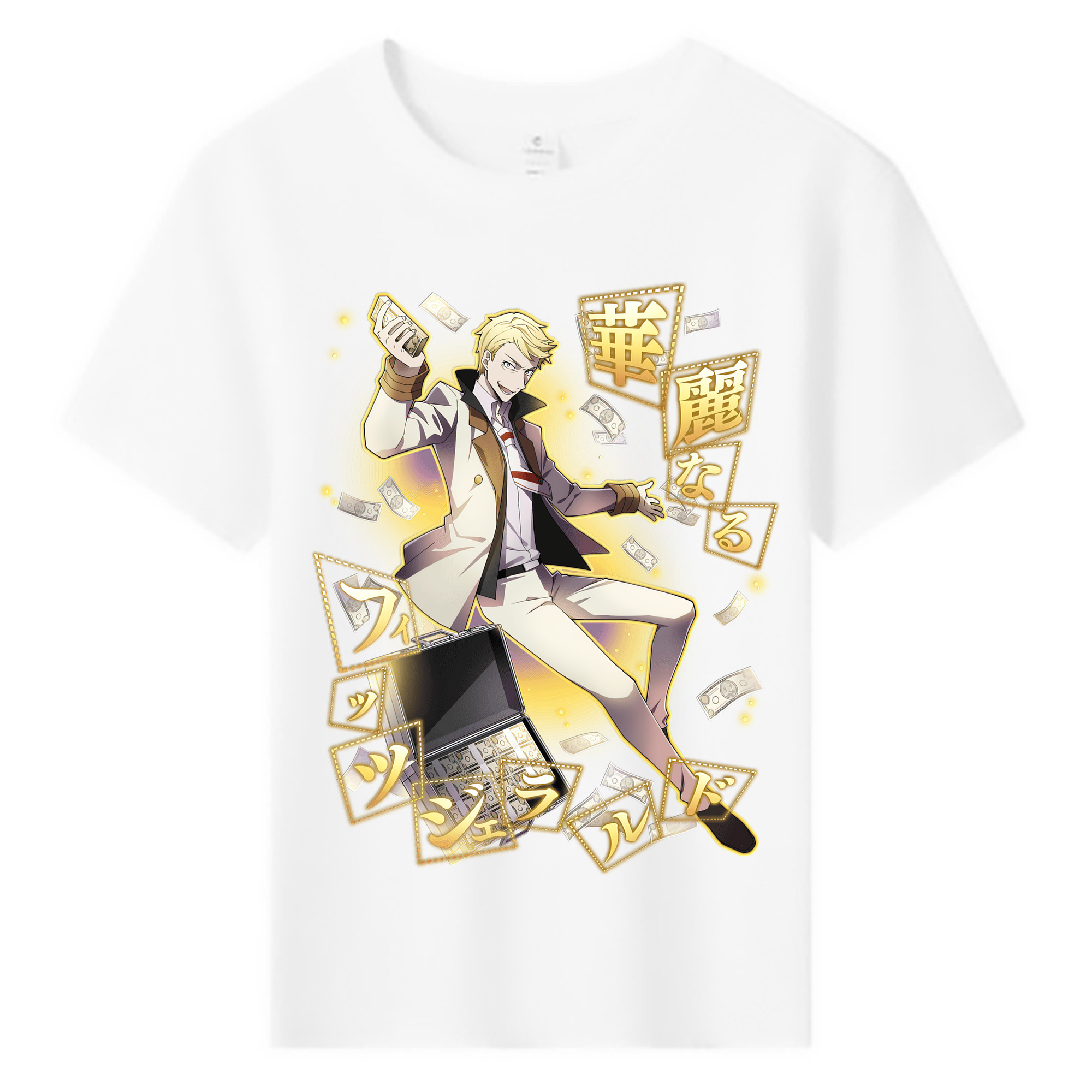 （画像用） 文豪ストレイドッグス Bungo Stray Dogs 綿100％キッズTシャツ（フロントプリント）