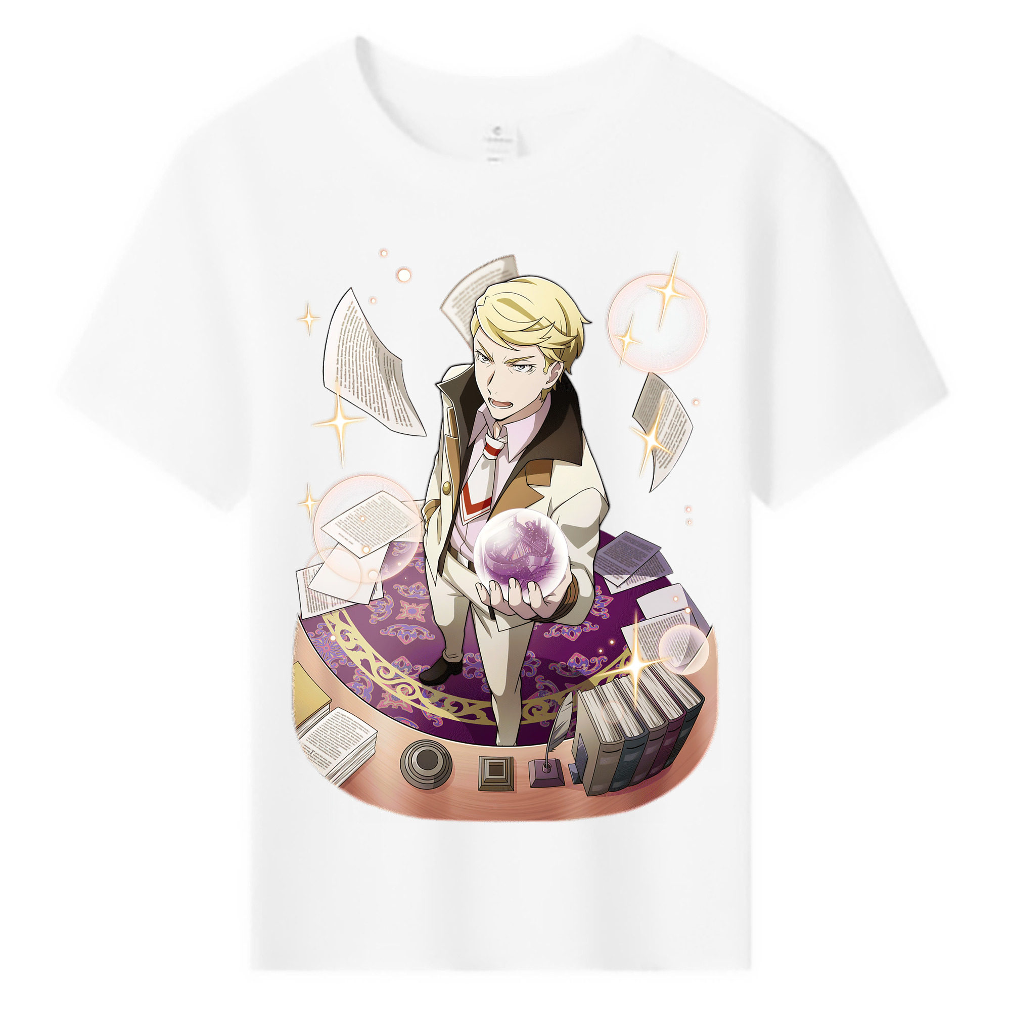 （画像用） 文豪ストレイドッグス Bungo Stray Dogs 綿100％キッズTシャツ（フロントプリント）