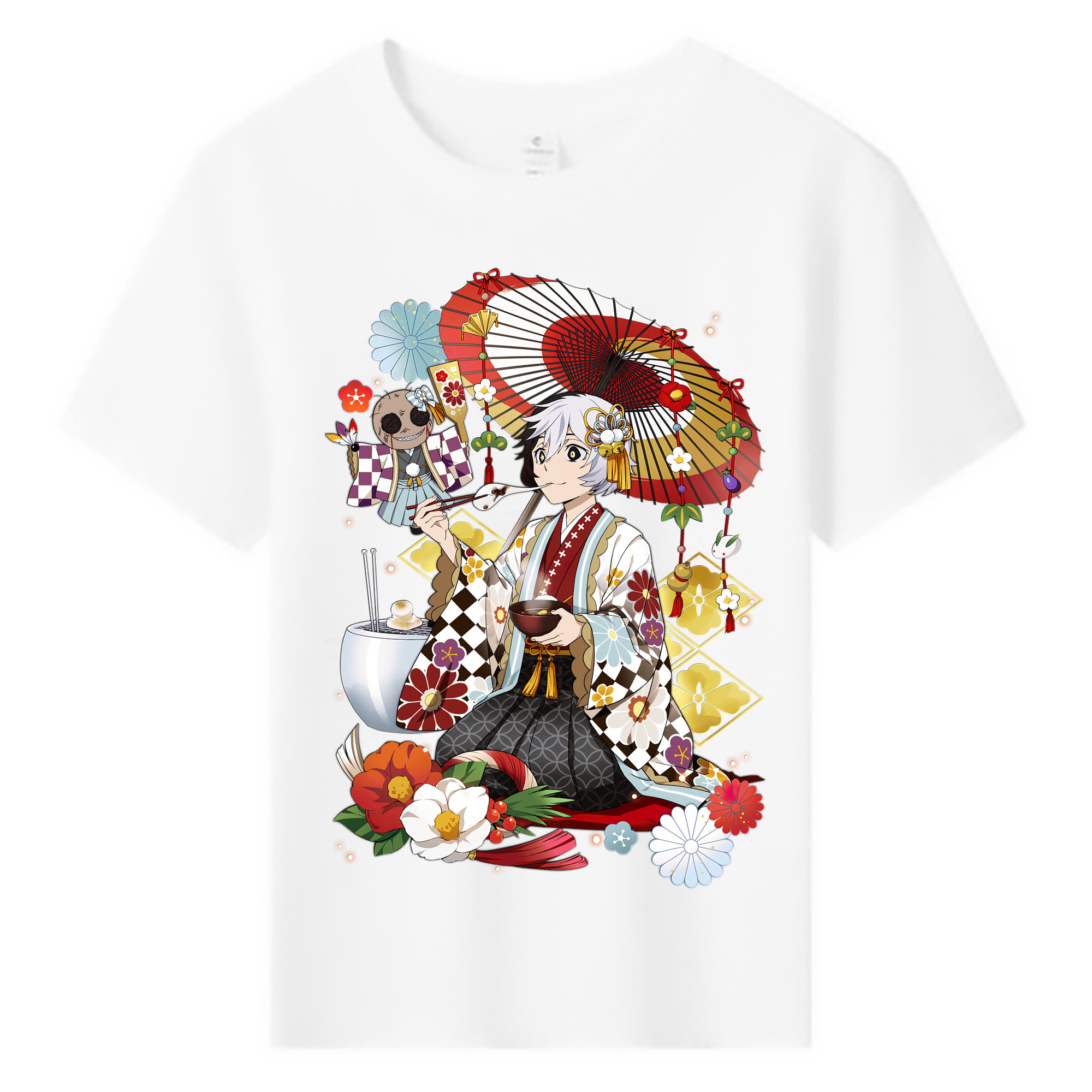 （画像用） 文豪ストレイドッグス Bungo Stray Dogs 綿100％キッズTシャツ（フロントプリント）