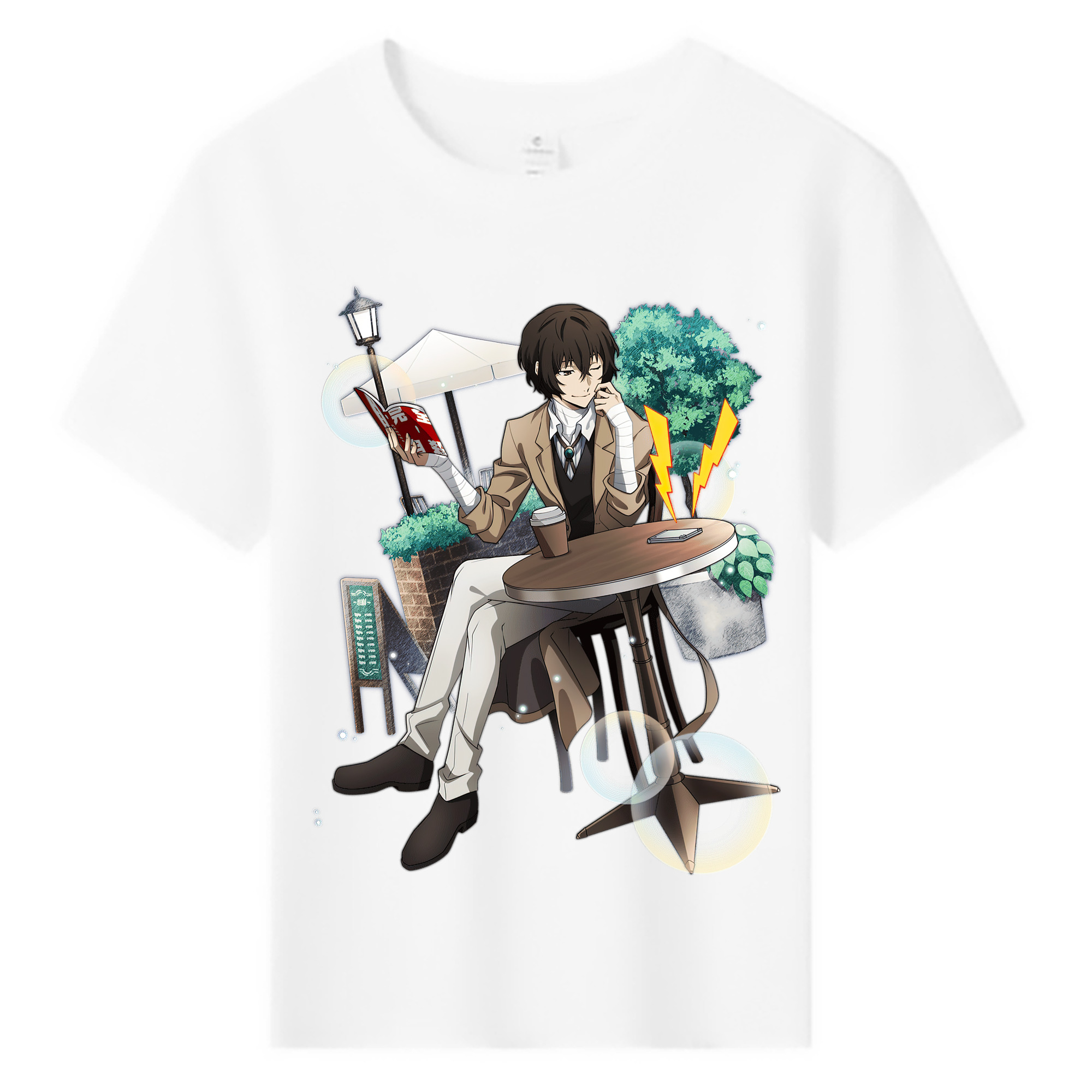 （画像用） 文豪ストレイドッグス Bungo Stray Dogs 綿100％キッズTシャツ（フロントプリント）