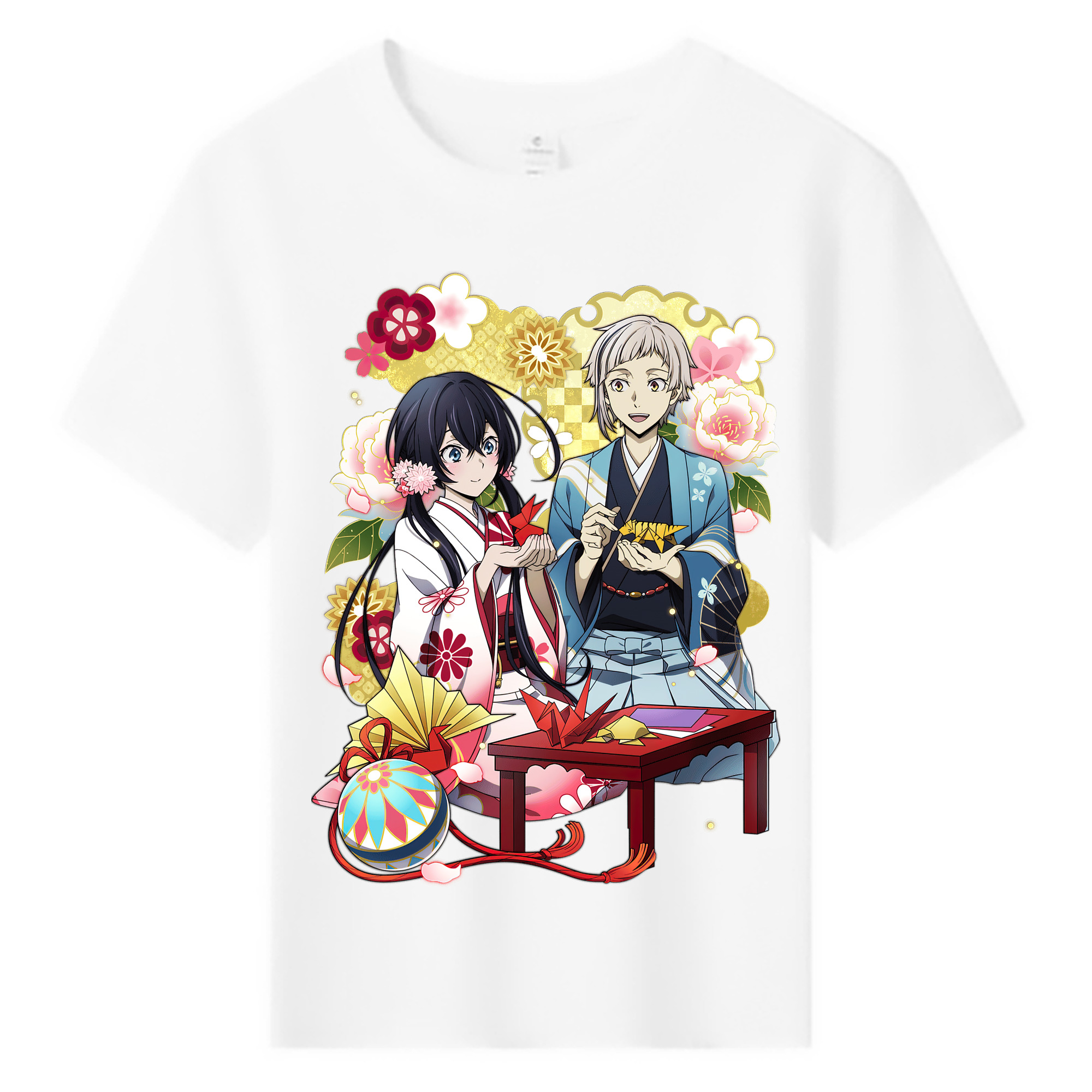（画像用） 文豪ストレイドッグス Bungo Stray Dogs 綿100％キッズTシャツ（フロントプリント）