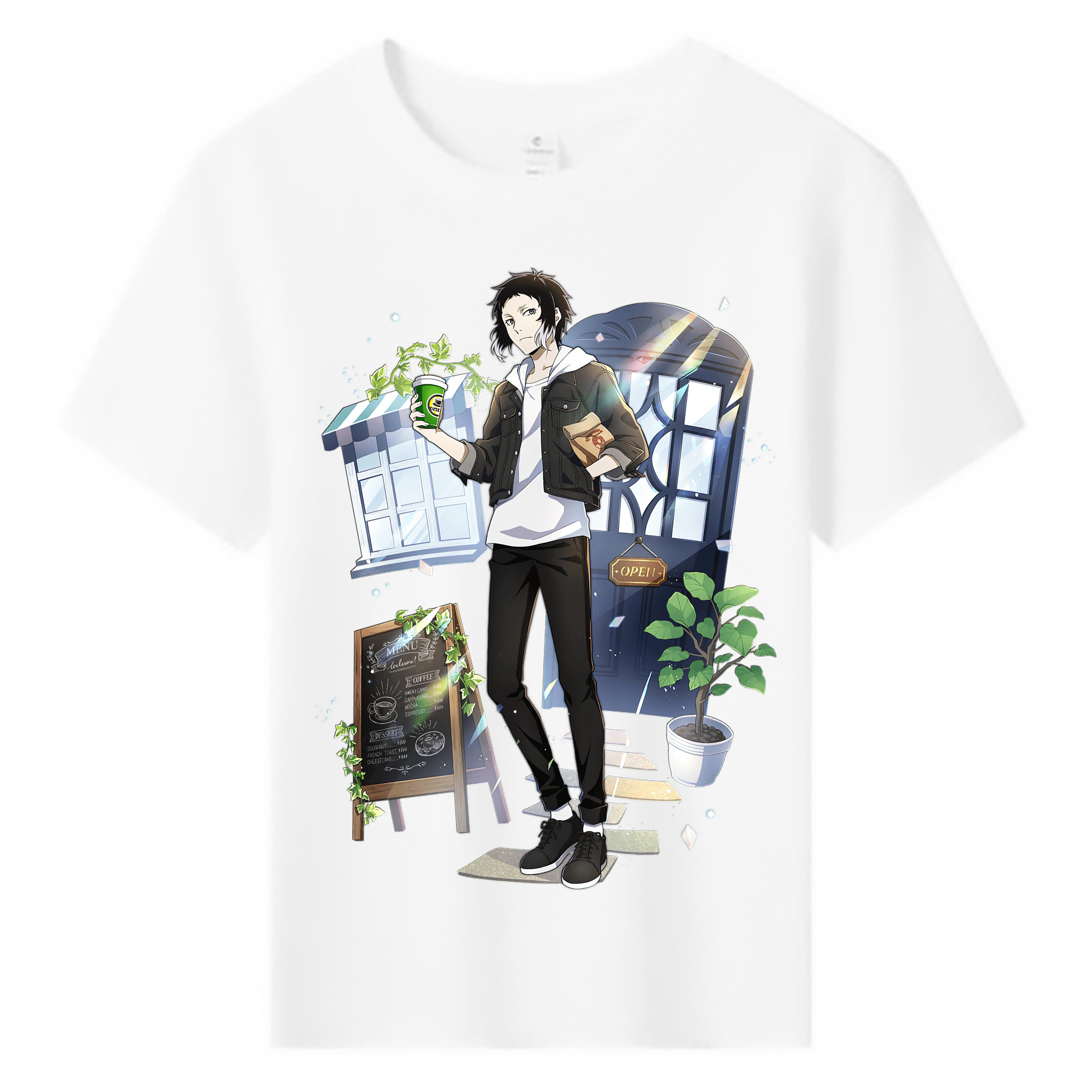 （画像用） 文豪ストレイドッグス Bungo Stray Dogs 綿100％キッズTシャツ（フロントプリント）