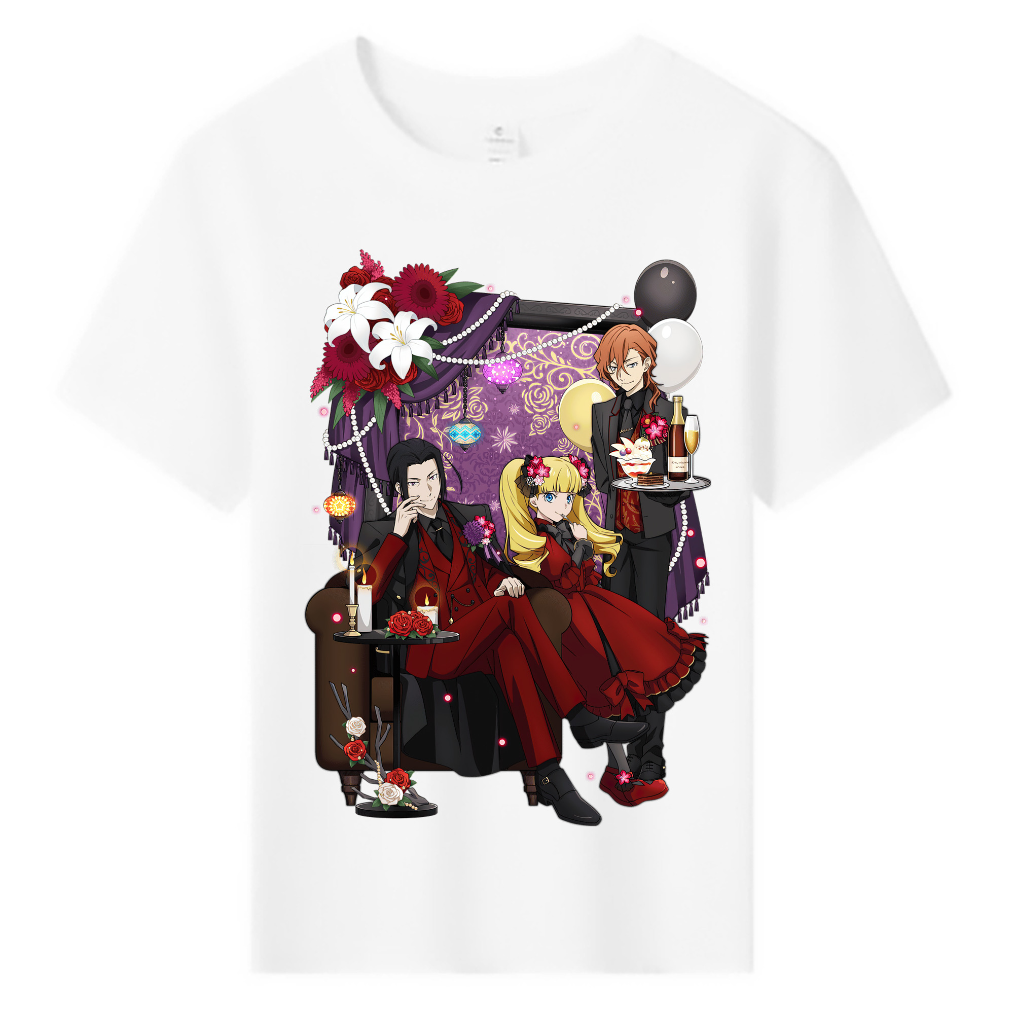 （画像用） 文豪ストレイドッグス Bungo Stray Dogs 綿100％キッズTシャツ（フロントプリント）