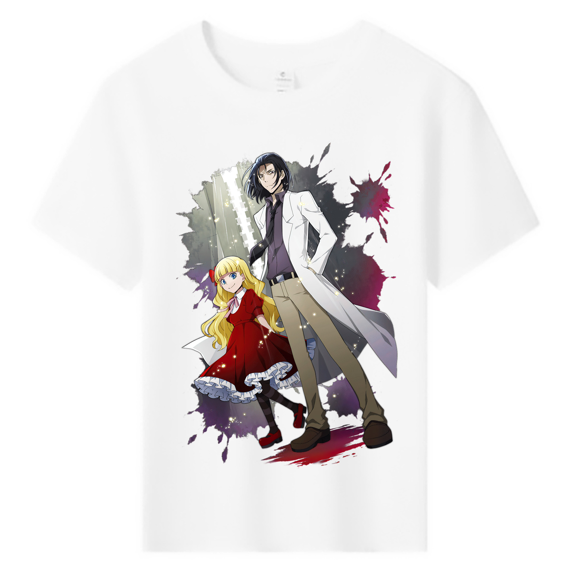 （画像用） 文豪ストレイドッグス Bungo Stray Dogs 綿100％キッズTシャツ（フロントプリント）