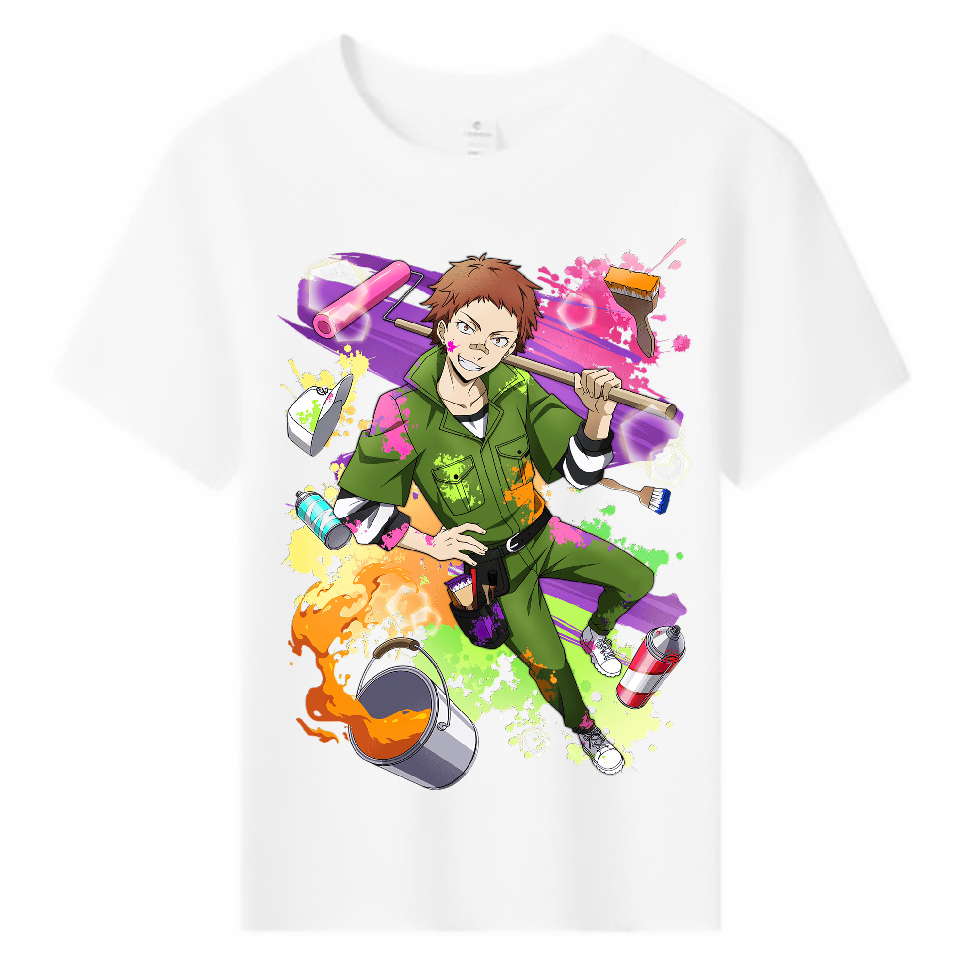（画像用） 文豪ストレイドッグス Bungo Stray Dogs 綿100％キッズTシャツ（フロントプリント）