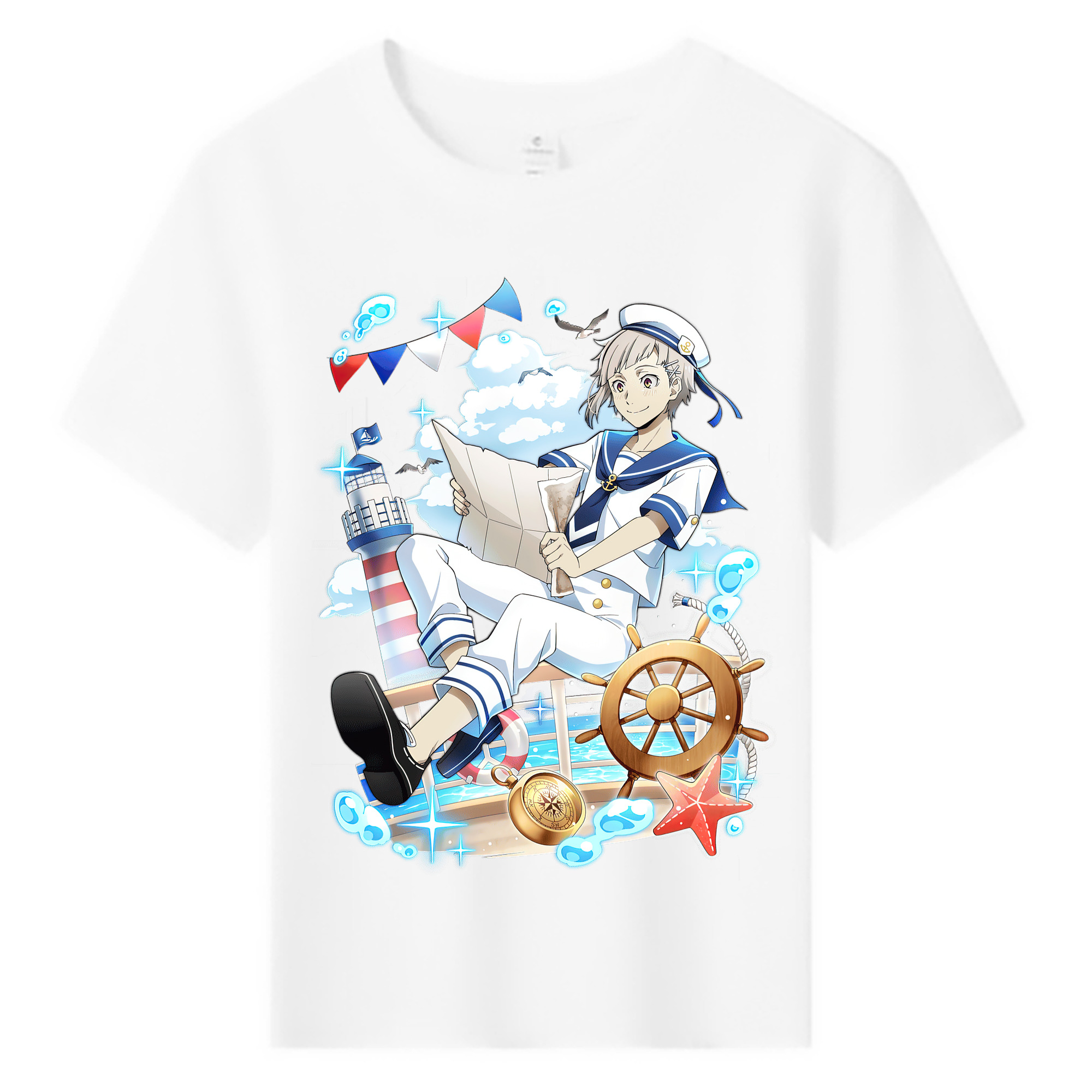 （画像用） 文豪ストレイドッグス Bungo Stray Dogs 綿100％キッズTシャツ（フロントプリント）