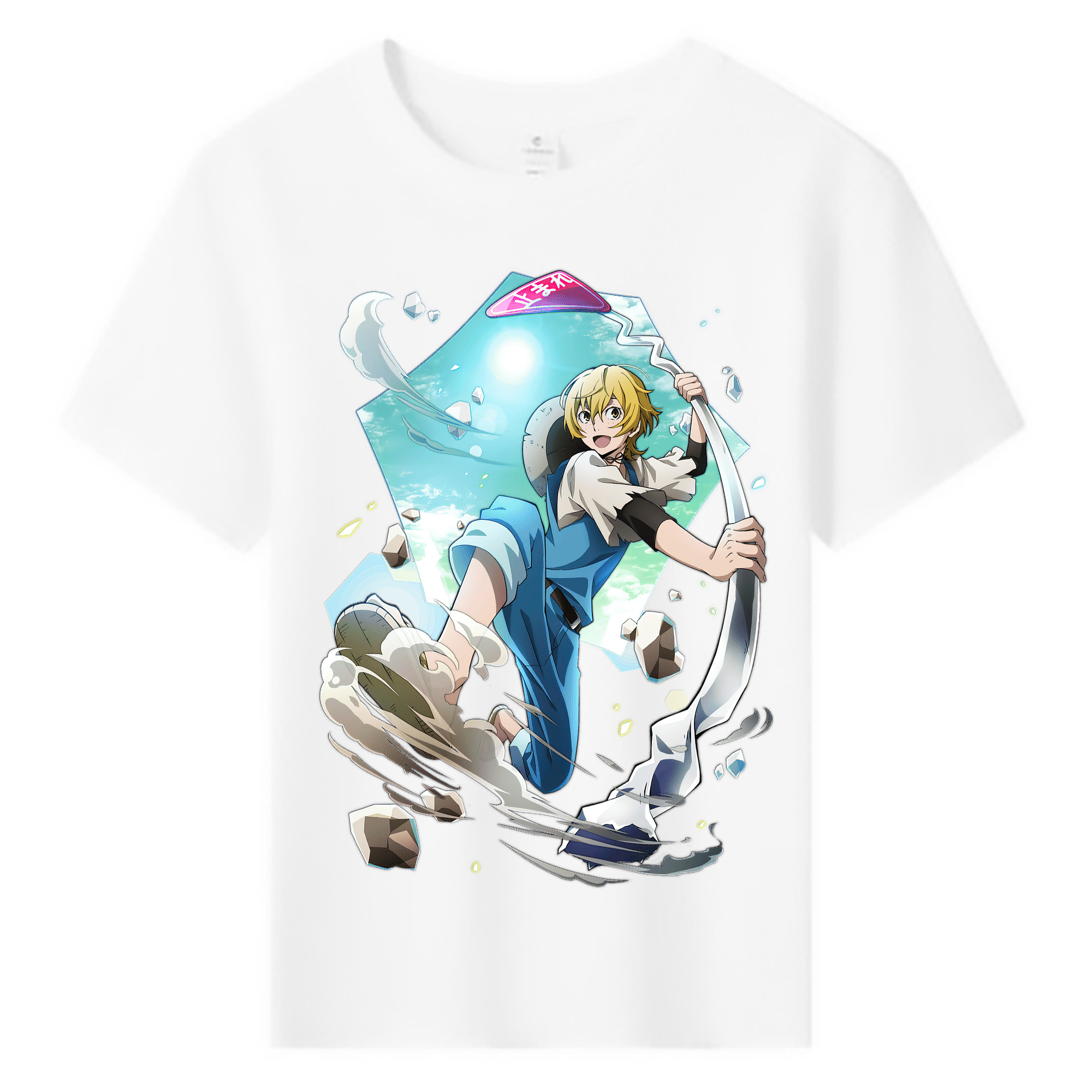 （画像用） 文豪ストレイドッグス Bungo Stray Dogs 綿100％キッズTシャツ（フロントプリント）