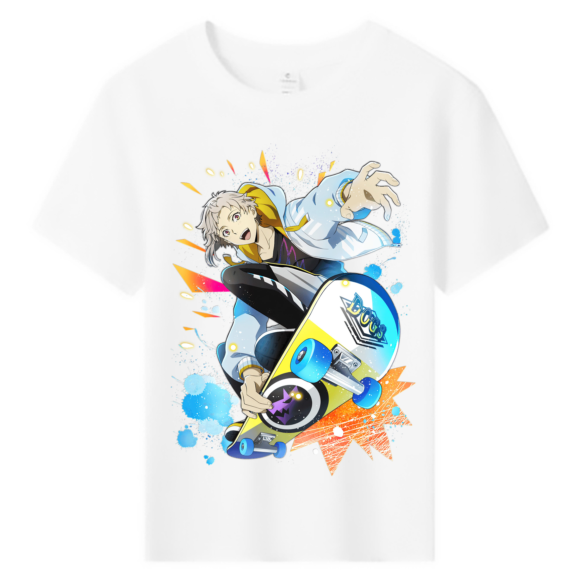 （画像用） 文豪ストレイドッグス Bungo Stray Dogs 綿100％キッズTシャツ（フロントプリント）