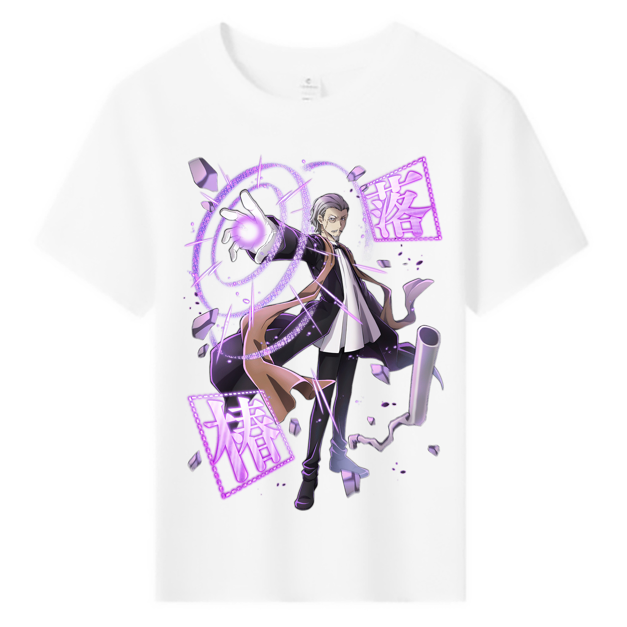（画像用） 文豪ストレイドッグス Bungo Stray Dogs 綿100％キッズTシャツ（フロントプリント）