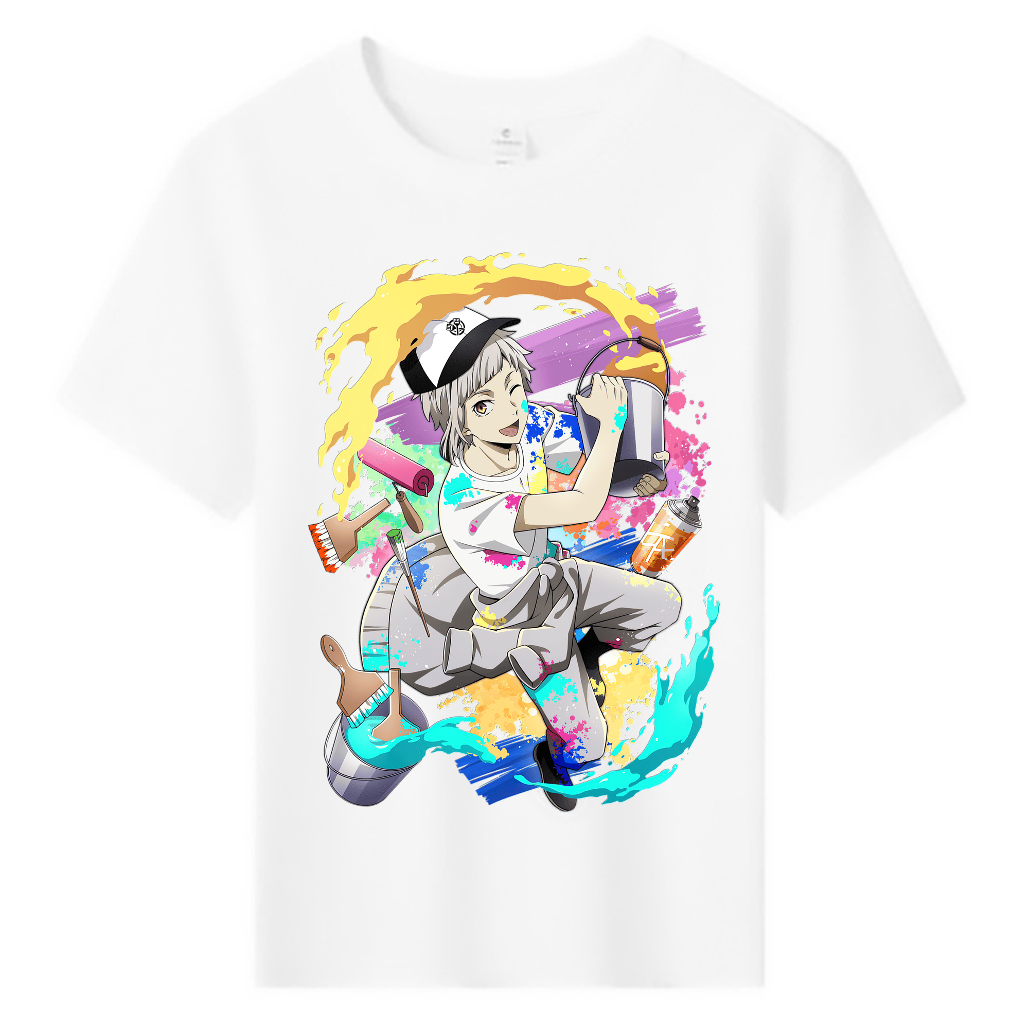（画像用） 文豪ストレイドッグス Bungo Stray Dogs 綿100％キッズTシャツ（フロントプリント）