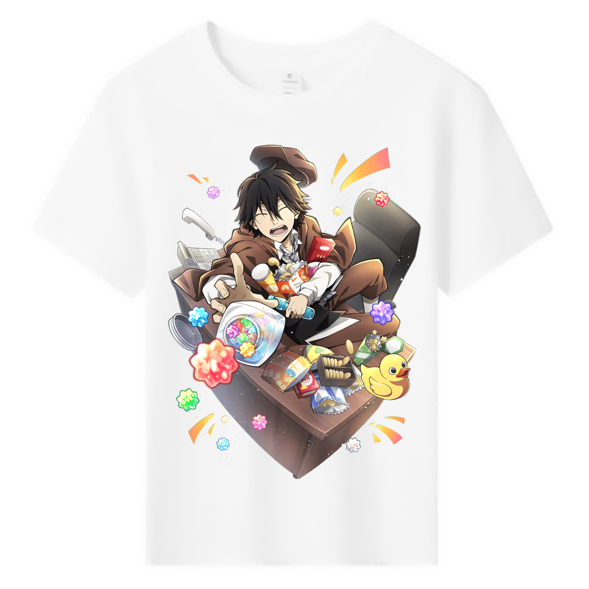 （画像用） 文豪ストレイドッグス Bungo Stray Dogs 綿100％キッズTシャツ（フロントプリント）