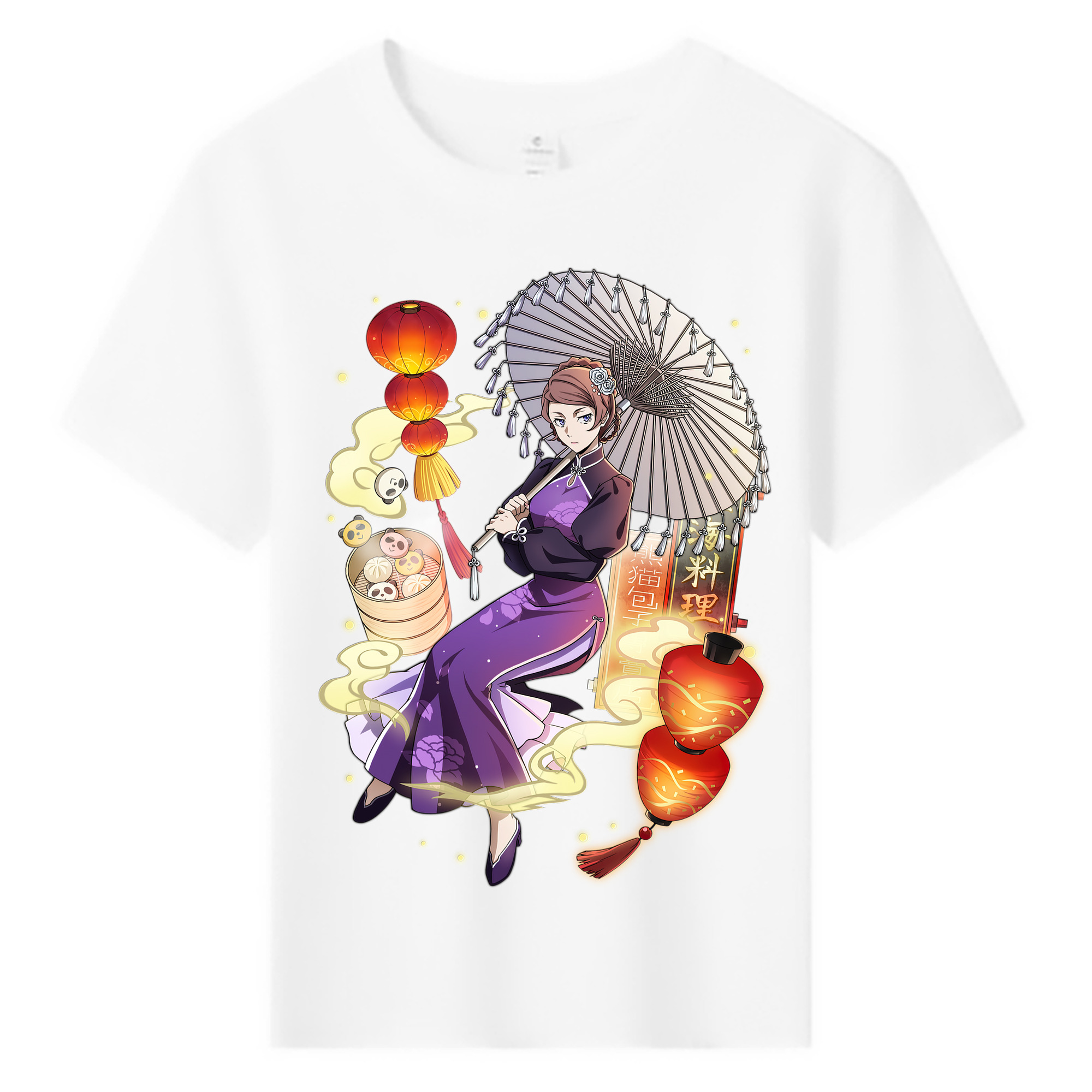 （画像用） 文豪ストレイドッグス Bungo Stray Dogs 綿100％キッズTシャツ（フロントプリント）