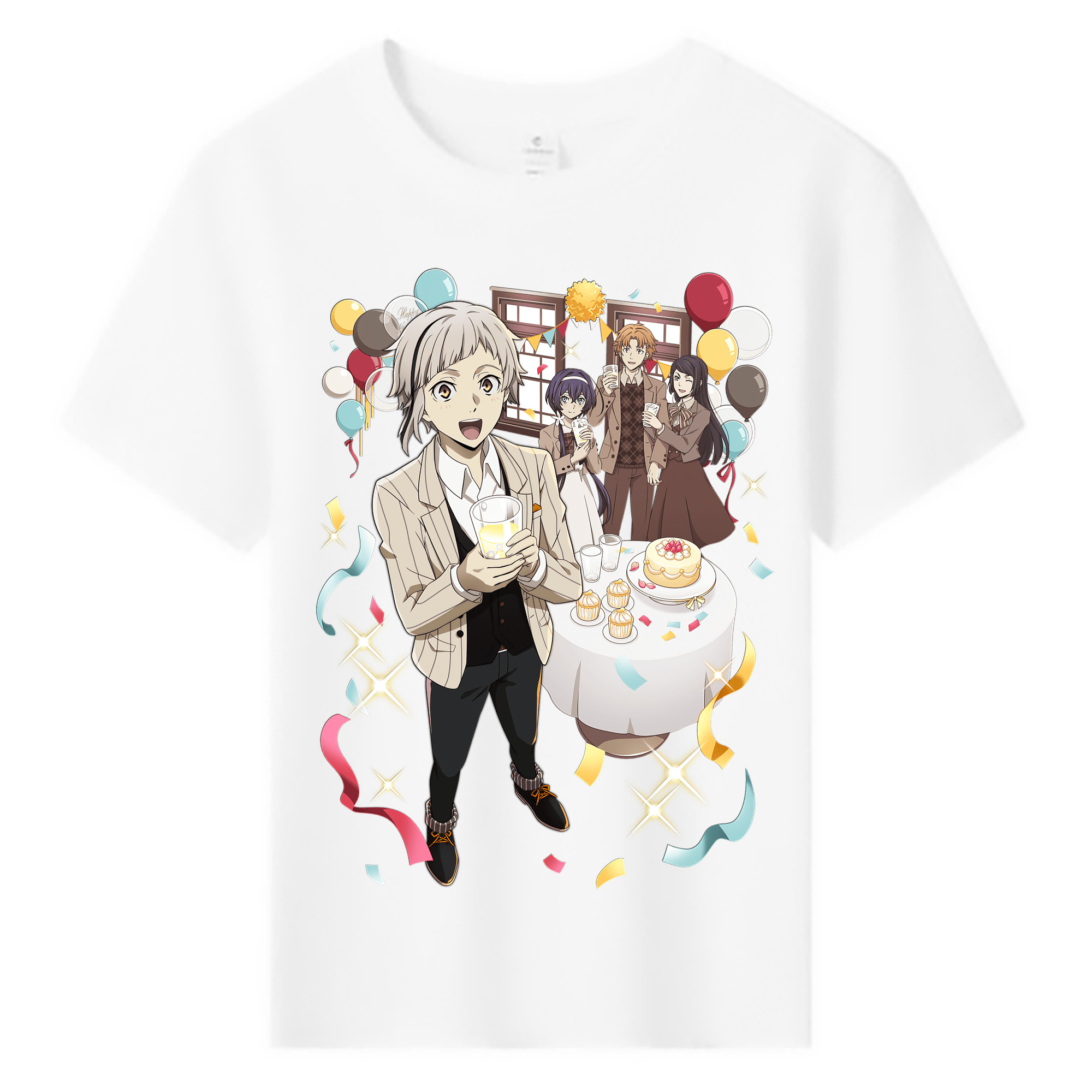 （画像用） 文豪ストレイドッグス Bungo Stray Dogs 綿100％キッズTシャツ（フロントプリント）