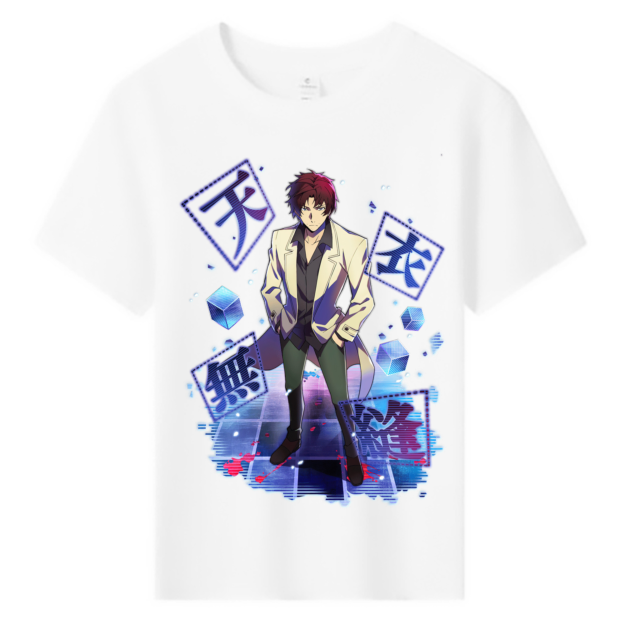 （画像用） 文豪ストレイドッグス Bungo Stray Dogs 綿100％キッズTシャツ（フロントプリント）