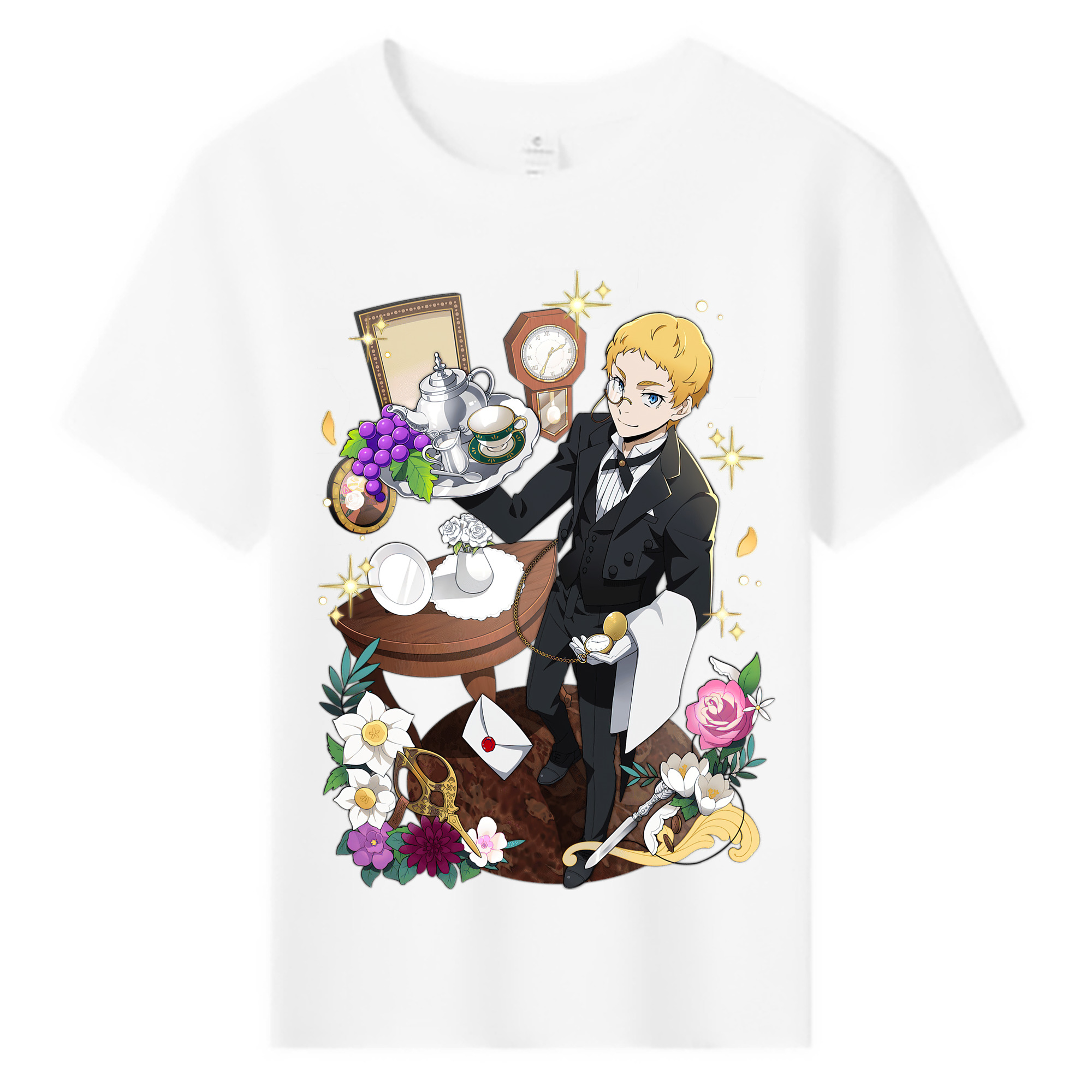 （画像用） 文豪ストレイドッグス Bungo Stray Dogs 綿100％キッズTシャツ（フロントプリント）