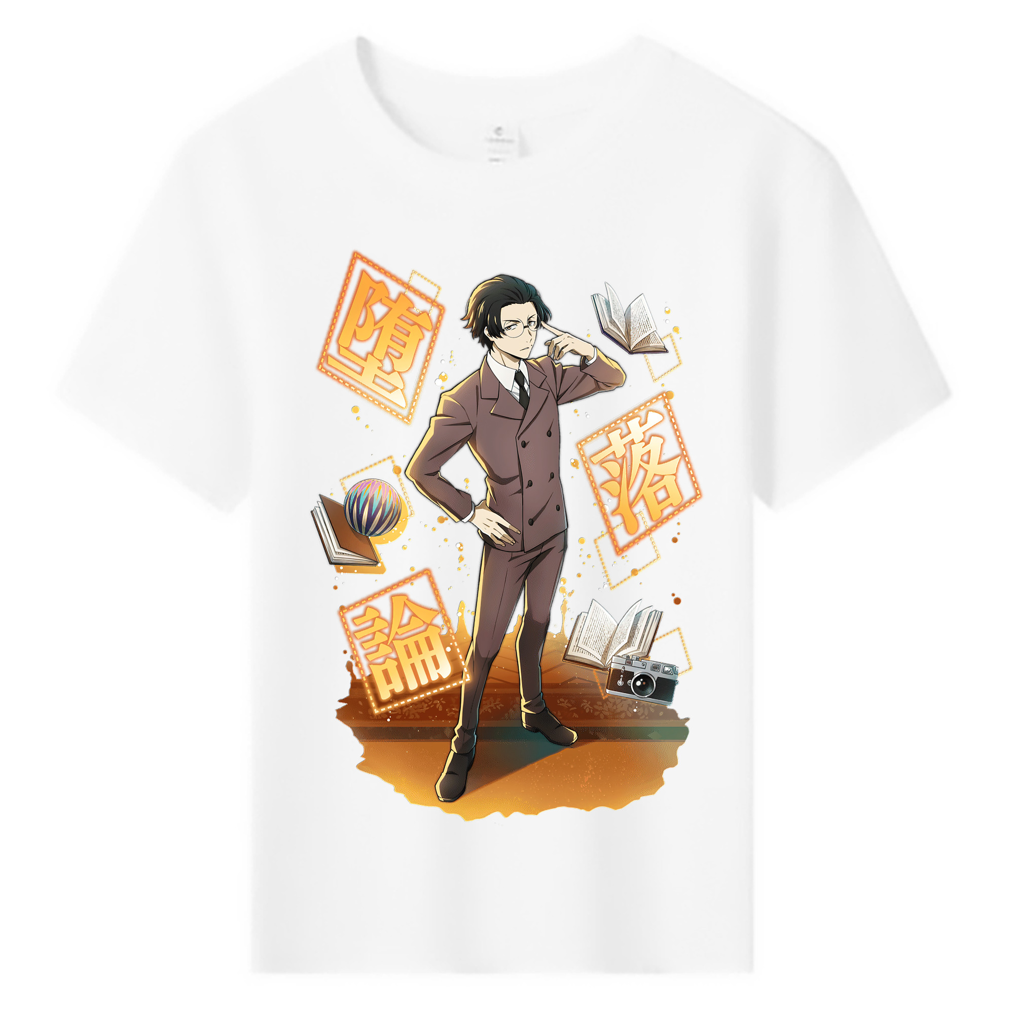 （画像用） 文豪ストレイドッグス Bungo Stray Dogs 綿100％キッズTシャツ（フロントプリント）