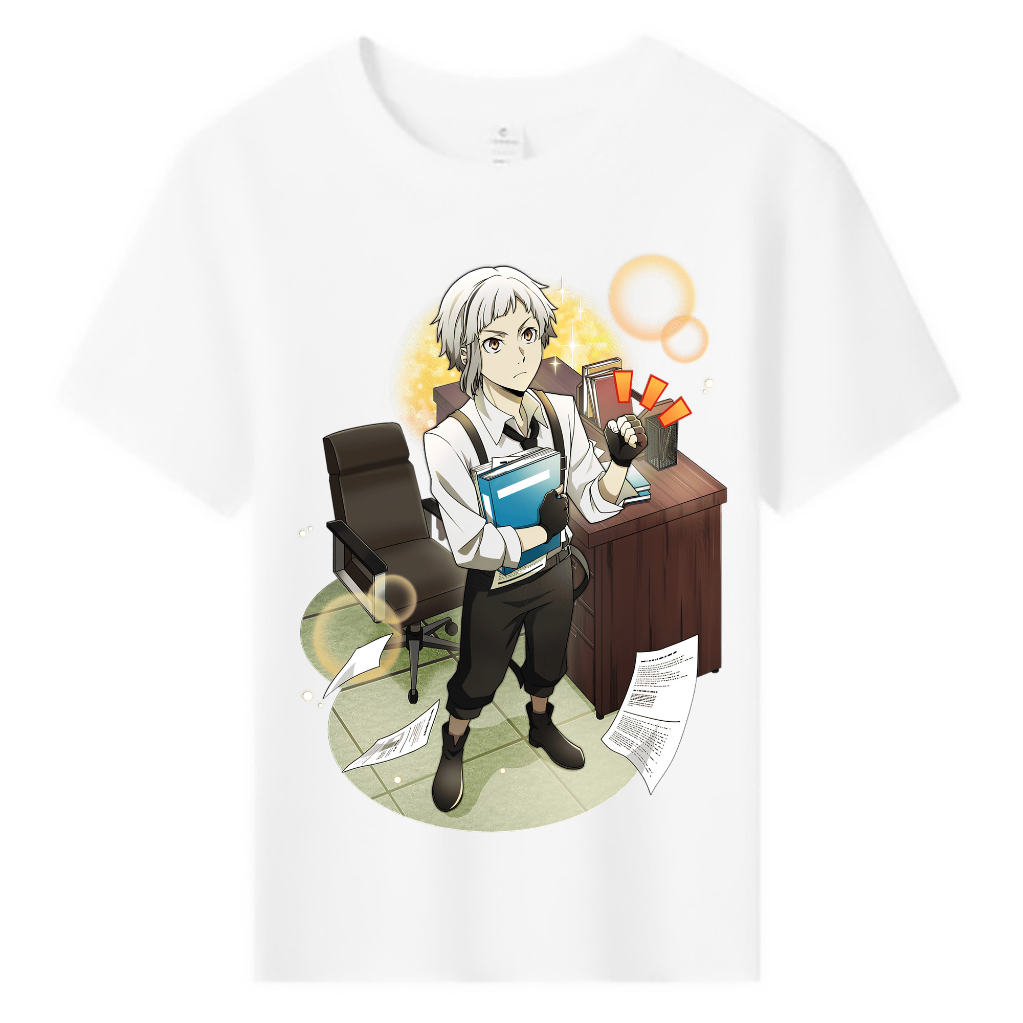 （画像用） 文豪ストレイドッグス Bungo Stray Dogs 綿100％キッズTシャツ（フロントプリント）