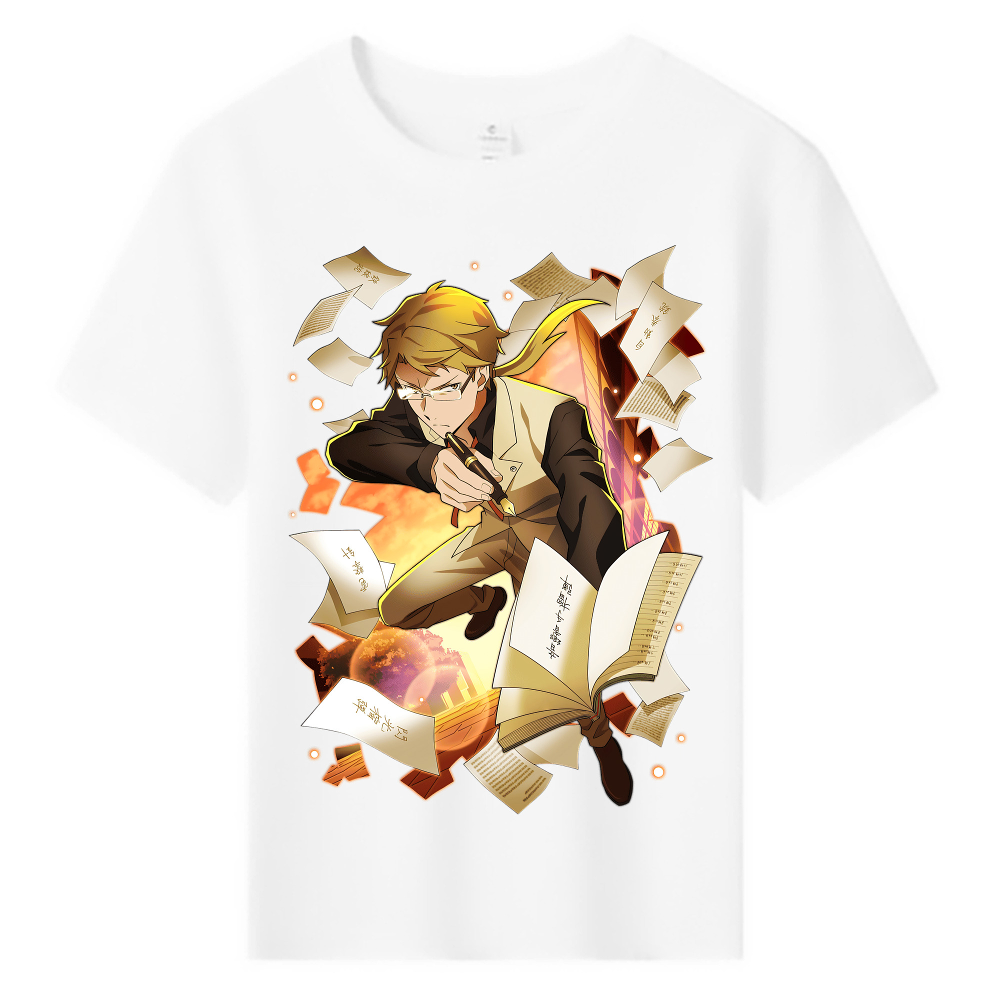 （画像用） 文豪ストレイドッグス Bungo Stray Dogs 綿100％キッズTシャツ（フロントプリント）