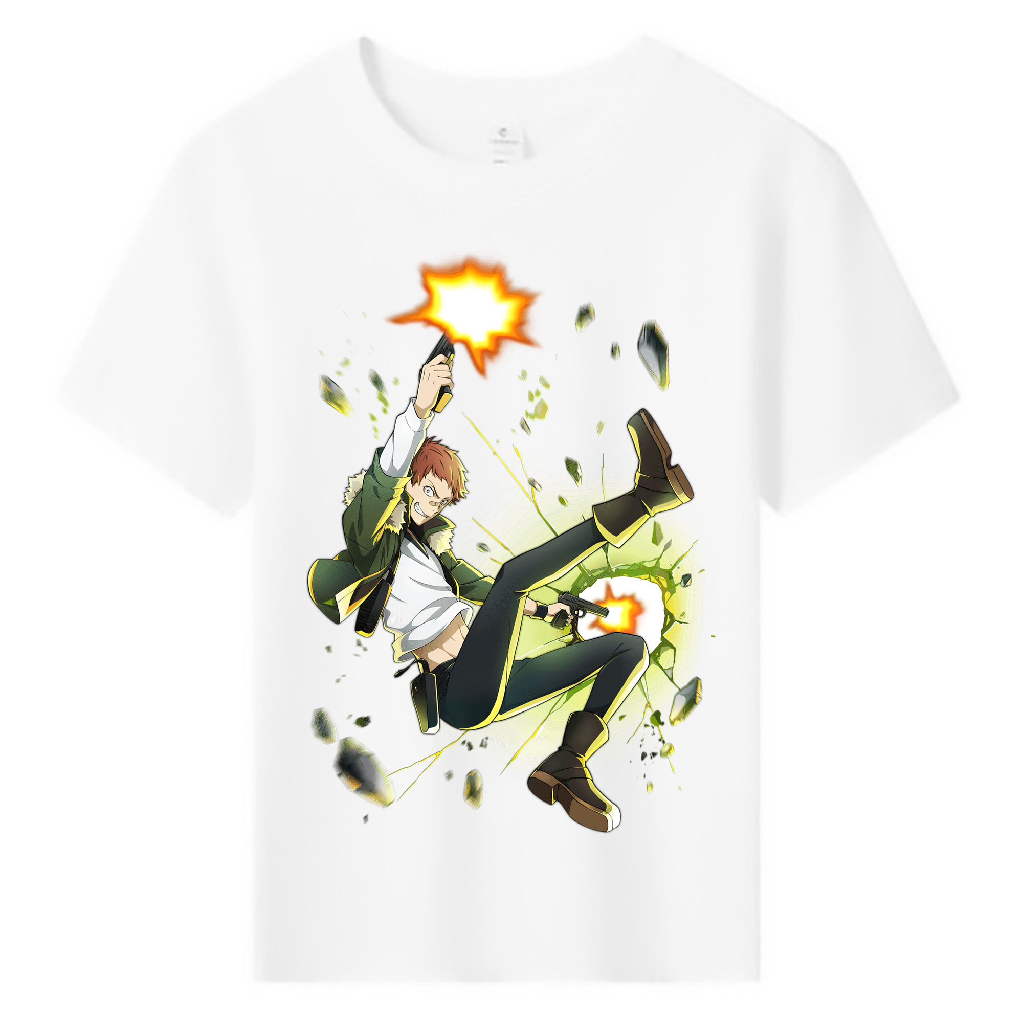 （画像用） 文豪ストレイドッグス Bungo Stray Dogs 綿100％キッズTシャツ（フロントプリント）