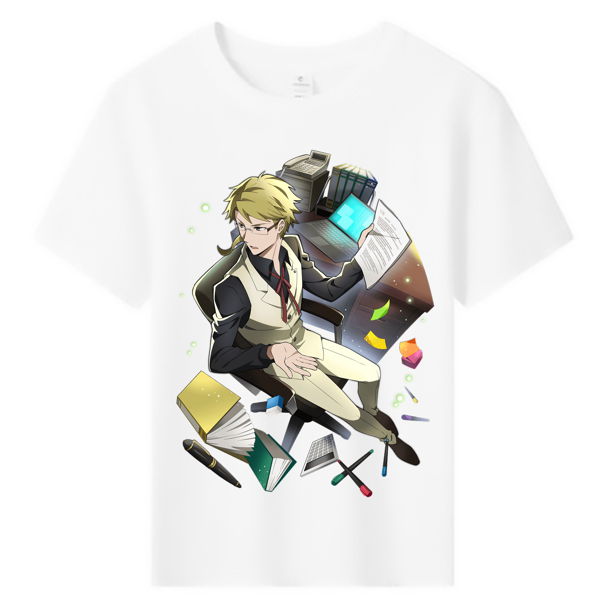 （画像用） 文豪ストレイドッグス Bungo Stray Dogs 綿100％キッズTシャツ（フロントプリント）