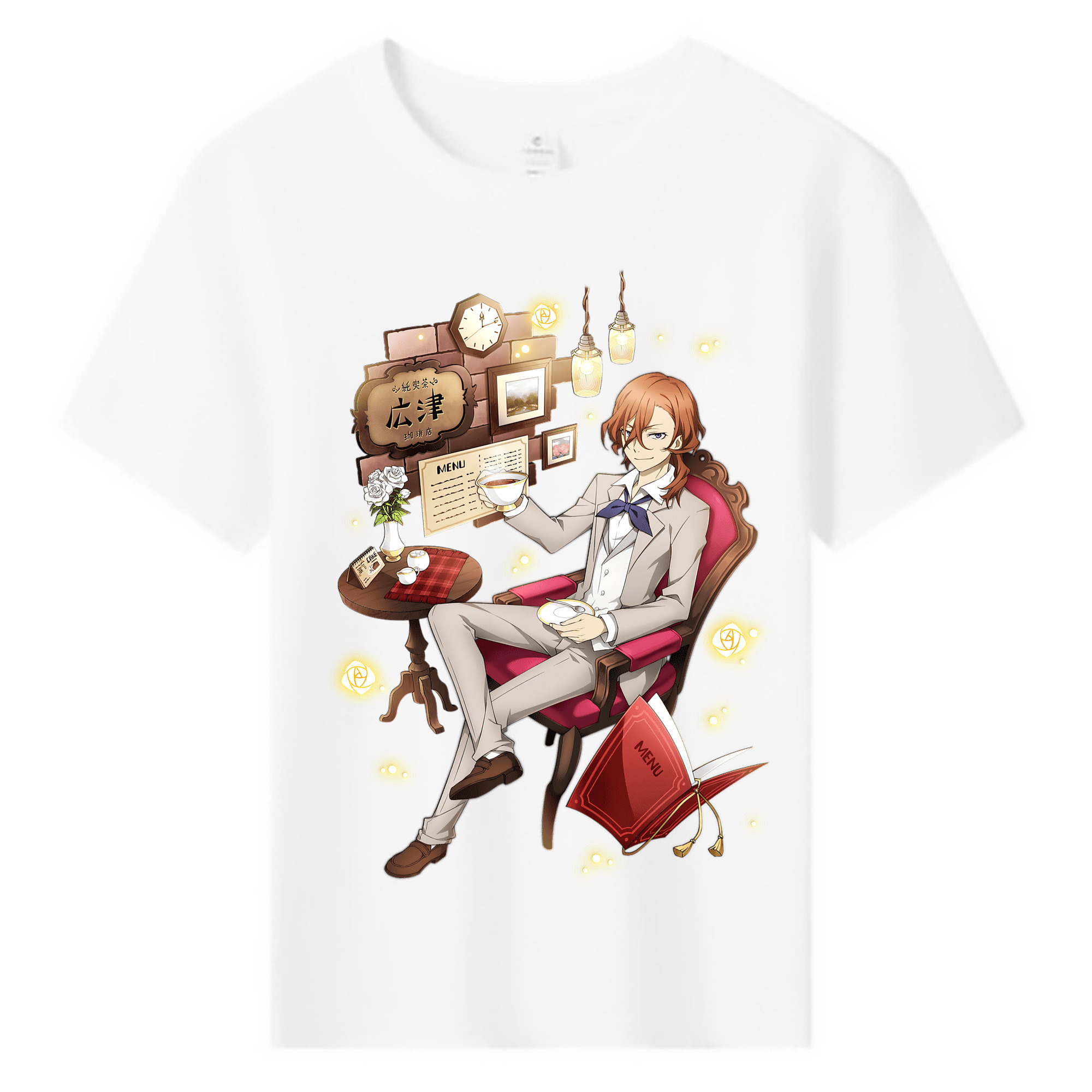 （画像用） 文豪ストレイドッグス Bungo Stray Dogs 綿100％キッズTシャツ（フロントプリント）