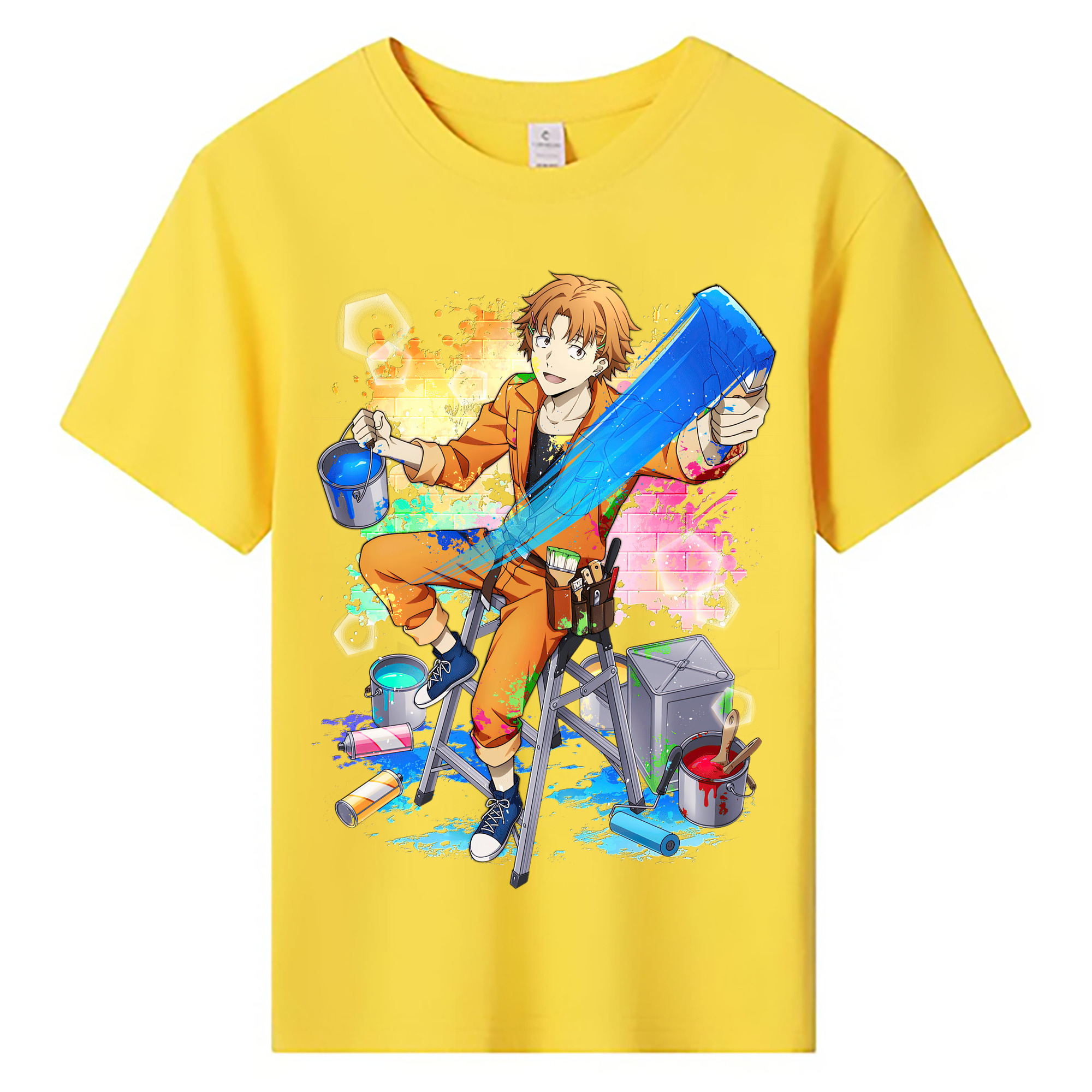 （画像用） 文豪ストレイドッグス Bungo Stray Dogs 綿100％キッズTシャツ（フロントプリント）