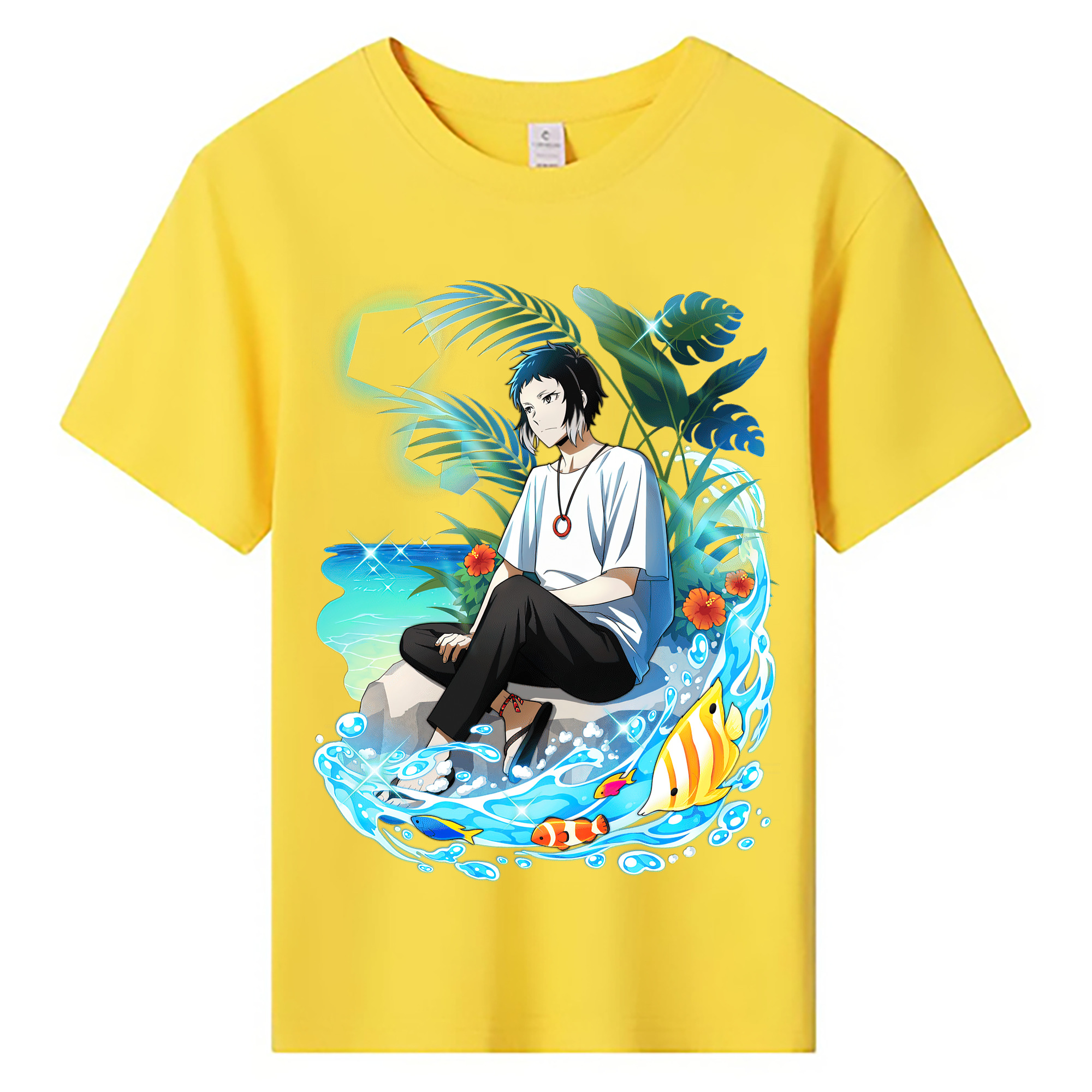 （画像用） 文豪ストレイドッグス Bungo Stray Dogs 綿100％キッズTシャツ（フロントプリント）