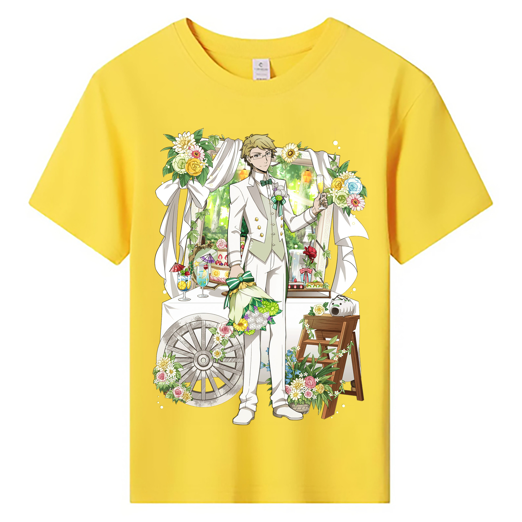 （画像用） 文豪ストレイドッグス Bungo Stray Dogs 綿100％キッズTシャツ（フロントプリント）