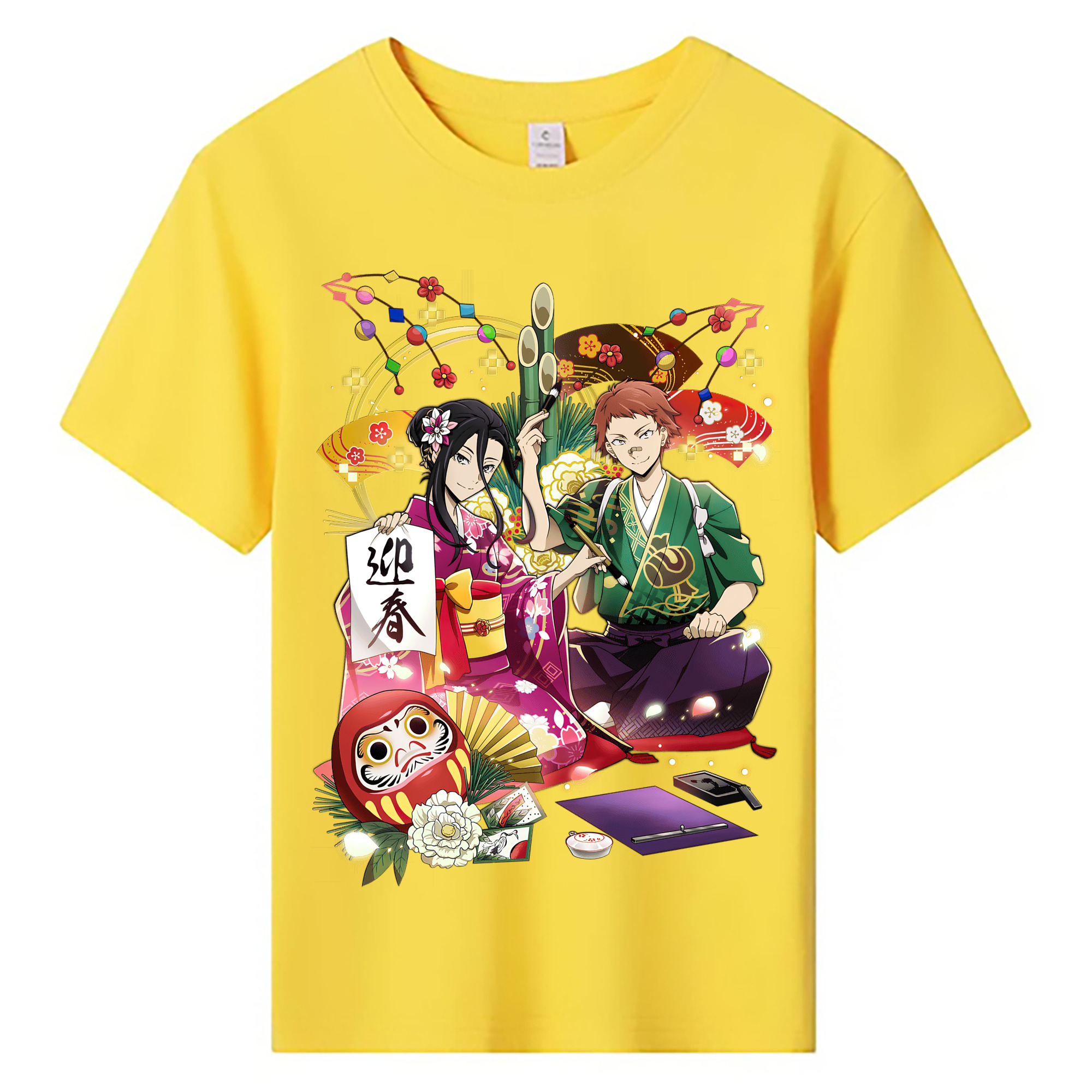 （画像用） 文豪ストレイドッグス Bungo Stray Dogs 綿100％キッズTシャツ（フロントプリント）