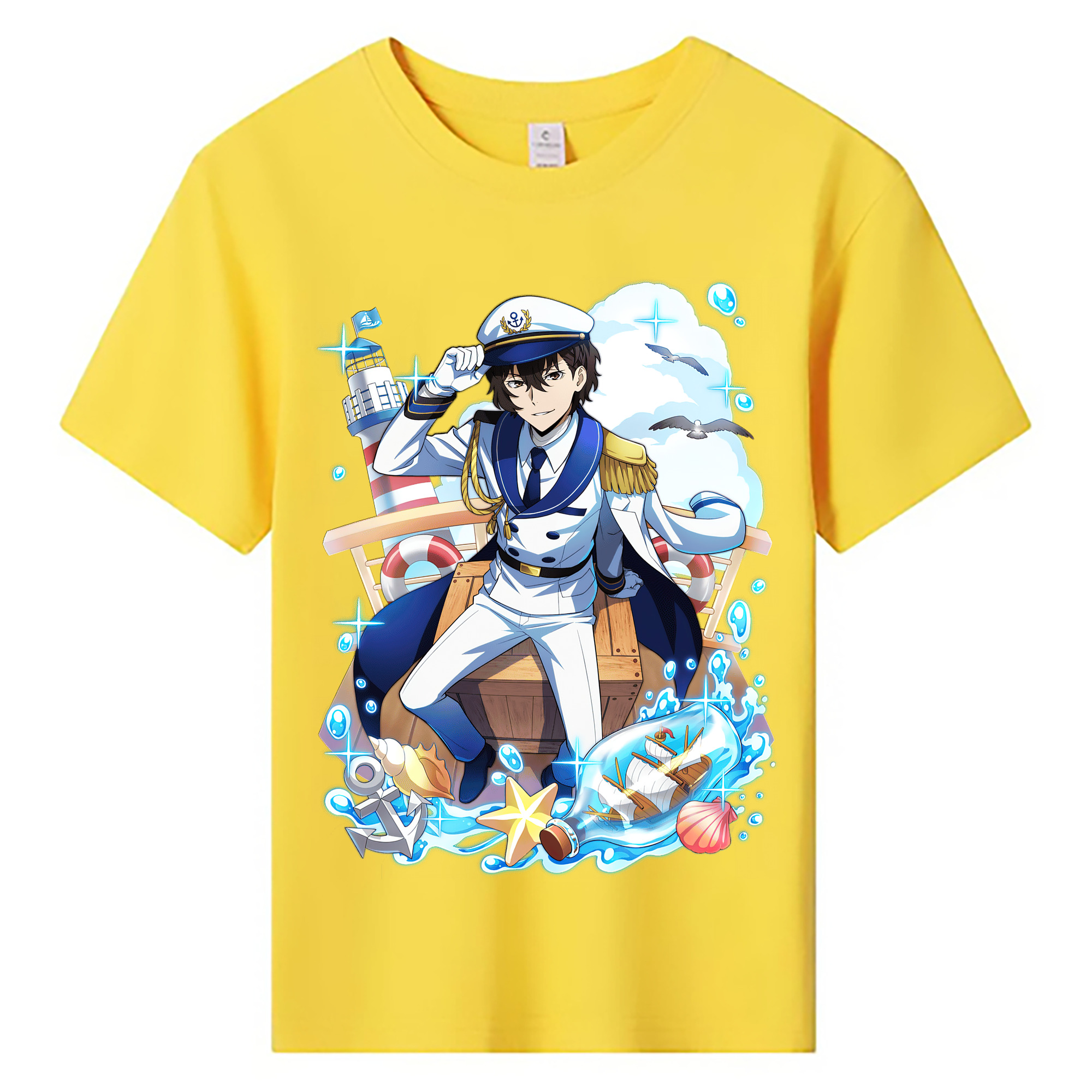 （画像用） 文豪ストレイドッグス Bungo Stray Dogs 綿100％キッズTシャツ（フロントプリント）