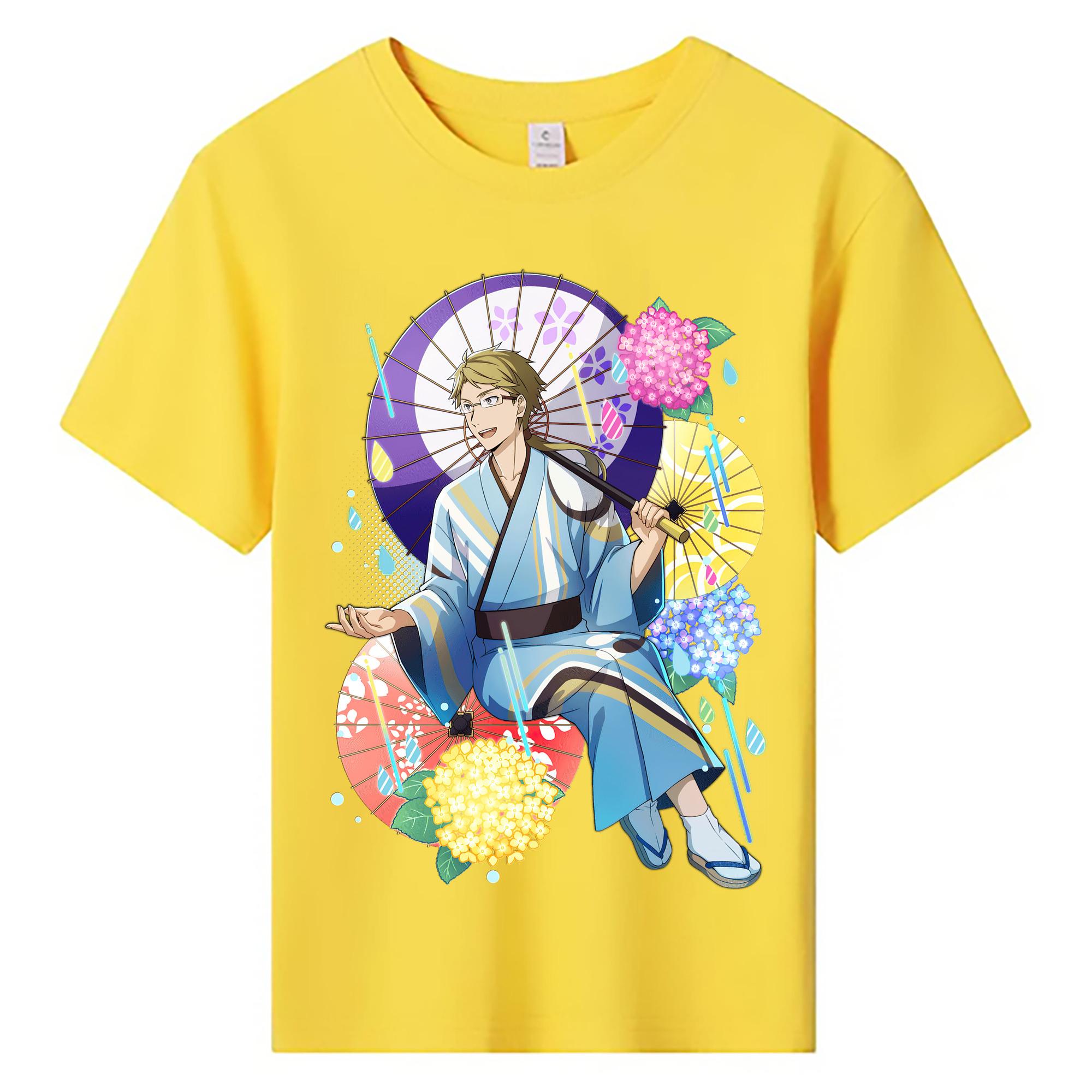 （画像用） 文豪ストレイドッグス Bungo Stray Dogs 綿100％キッズTシャツ（フロントプリント）