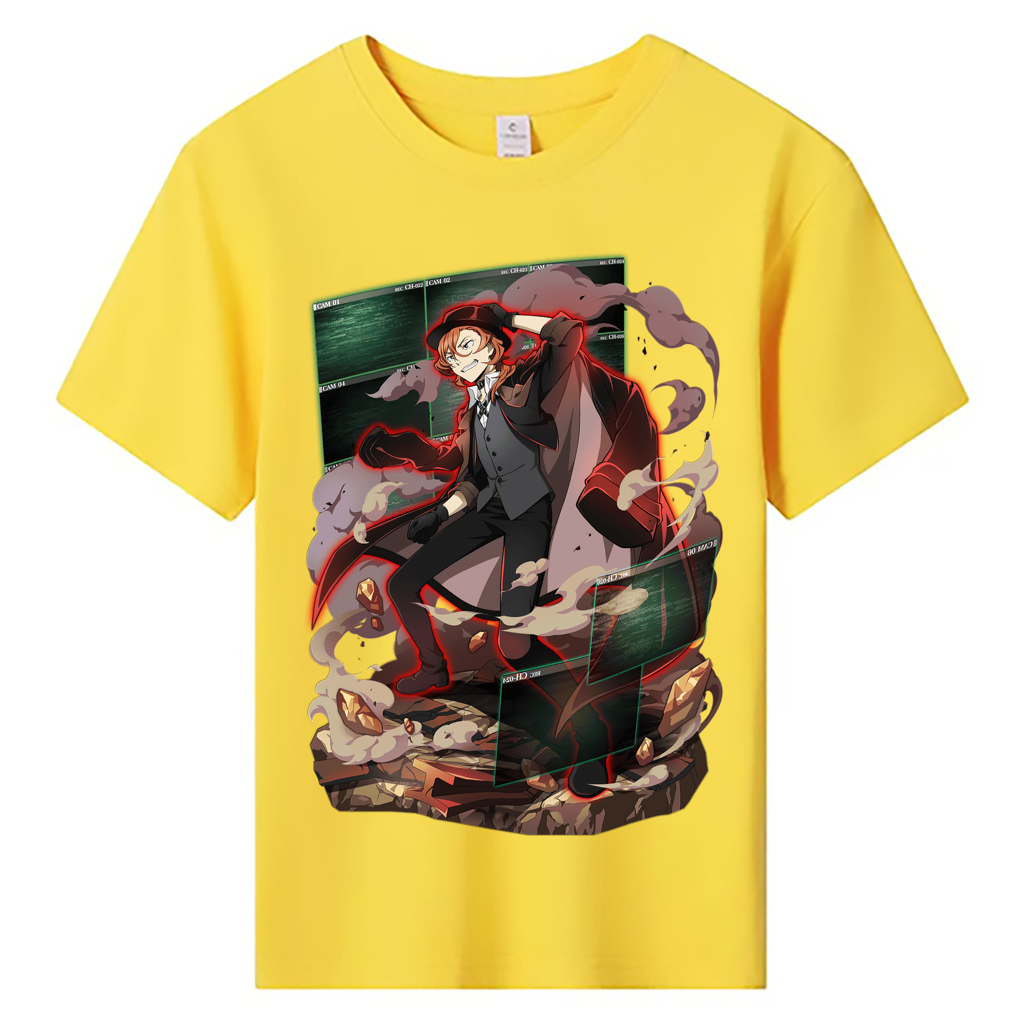 （画像用） 文豪ストレイドッグス Bungo Stray Dogs 綿100％キッズTシャツ（フロントプリント）