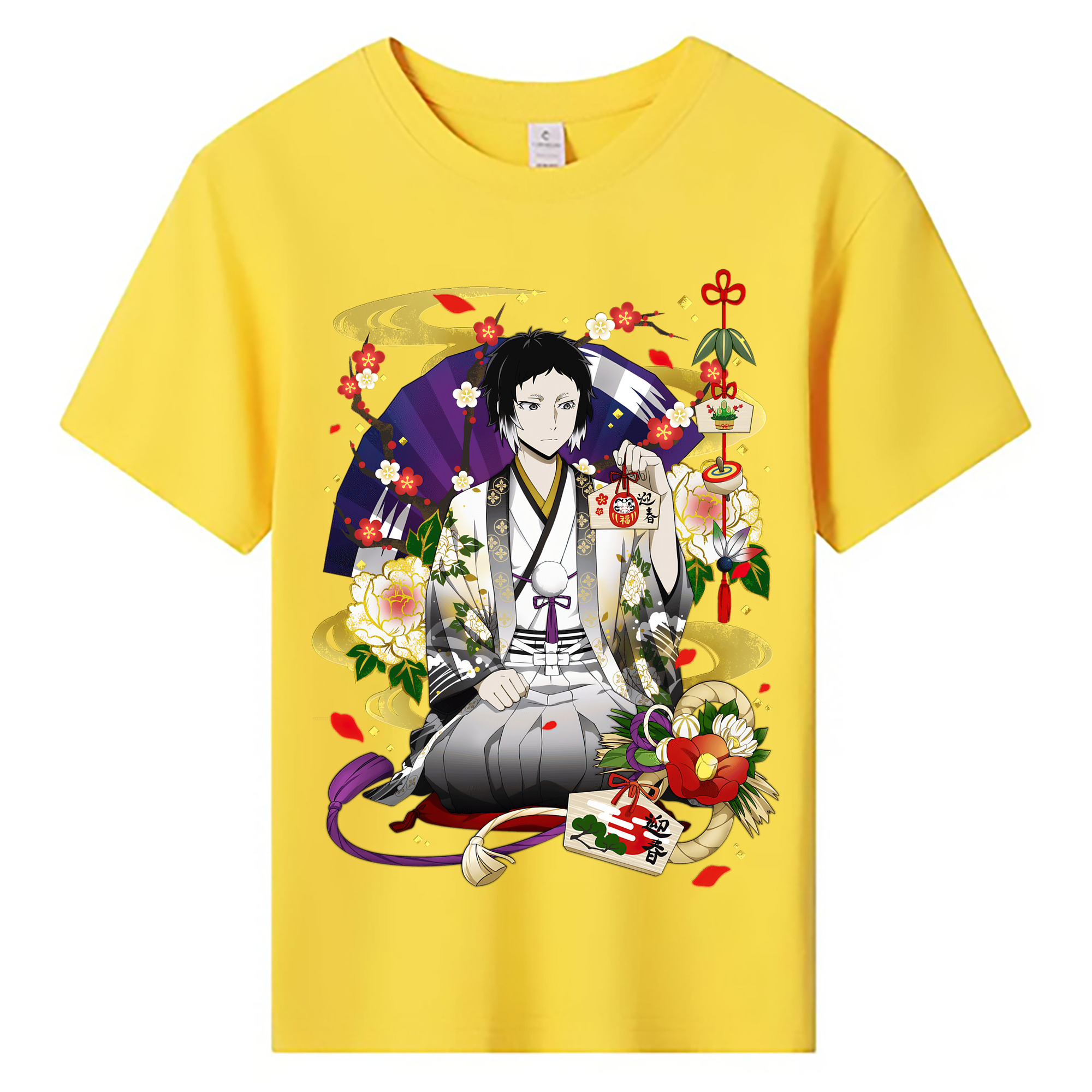 （画像用） 文豪ストレイドッグス Bungo Stray Dogs 綿100％キッズTシャツ（フロントプリント）