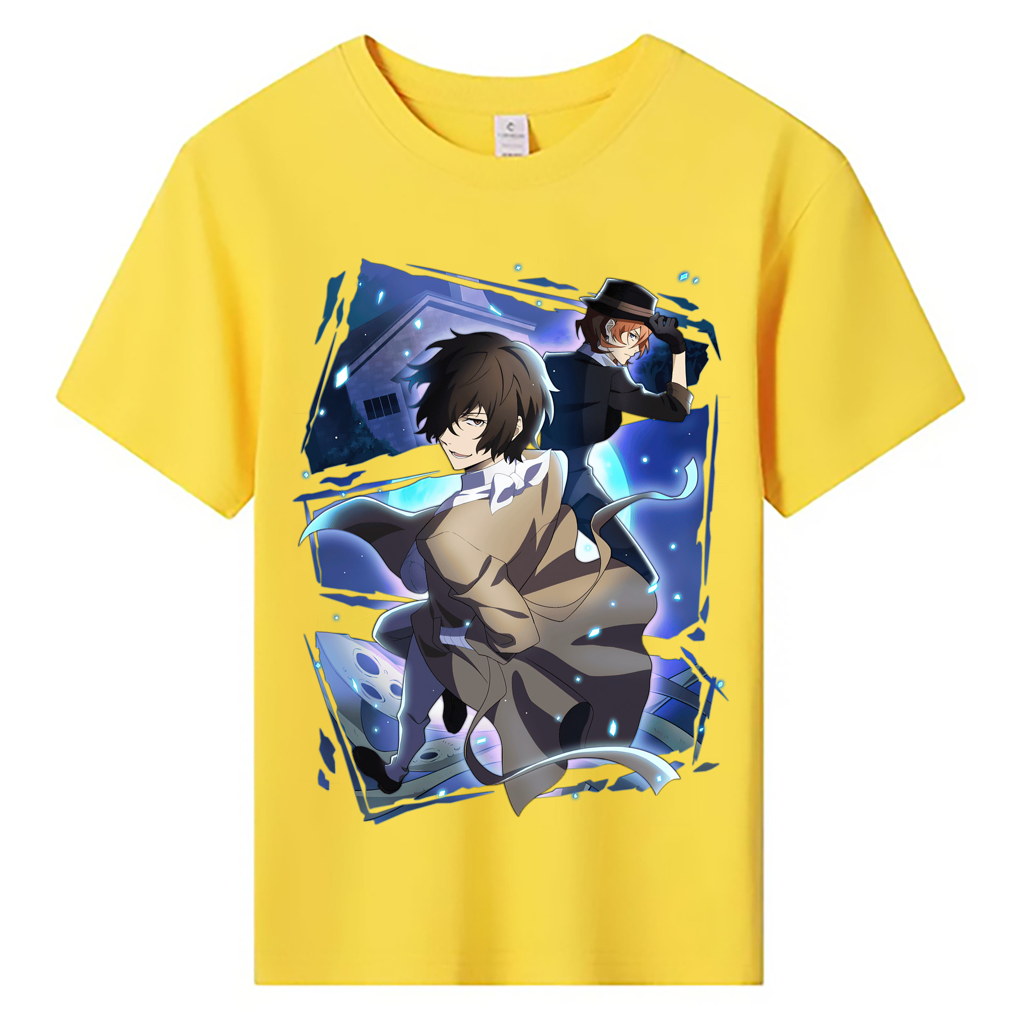 （画像用） 文豪ストレイドッグス Bungo Stray Dogs 綿100％キッズTシャツ（フロントプリント）