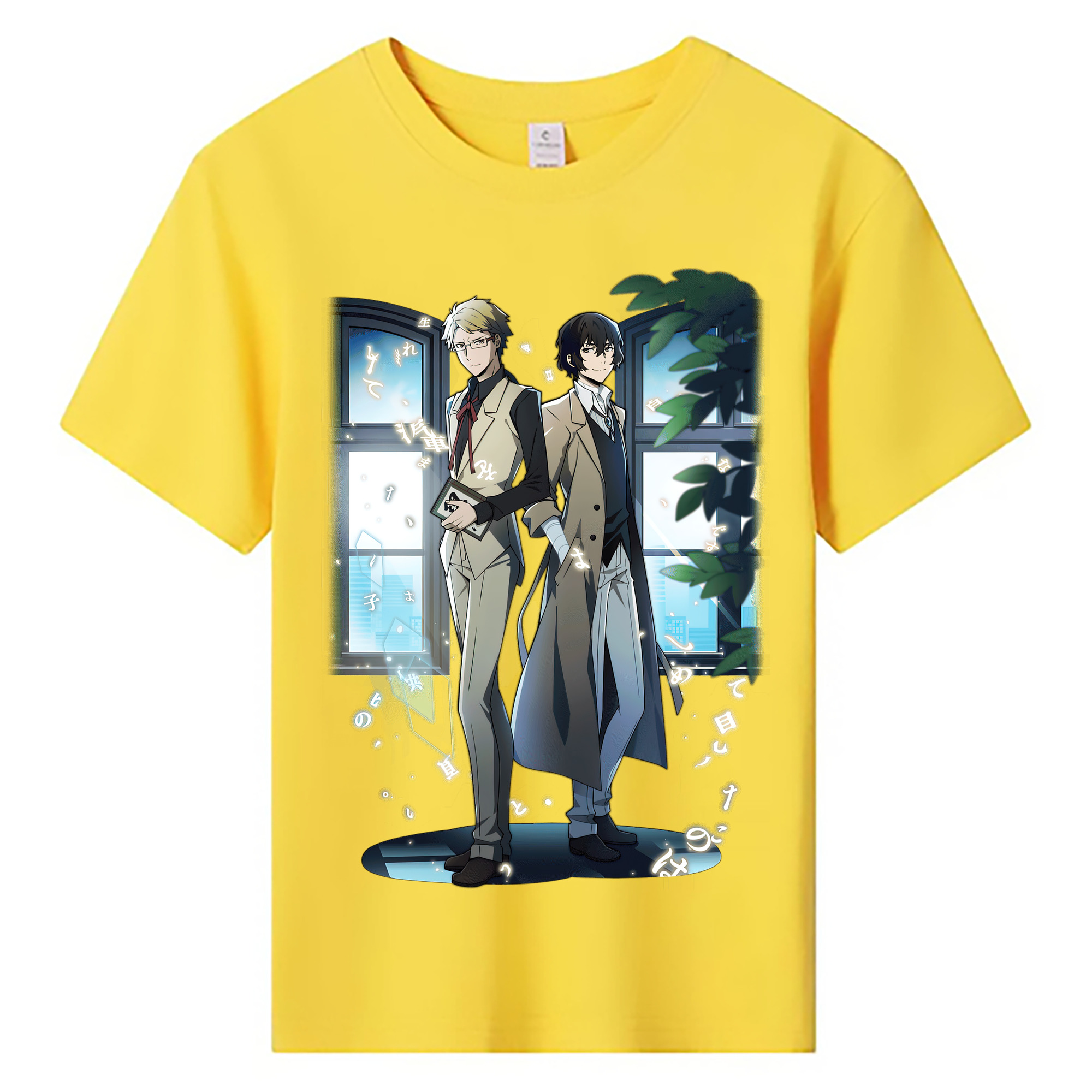 （画像用） 文豪ストレイドッグス Bungo Stray Dogs 綿100％キッズTシャツ（フロントプリント）