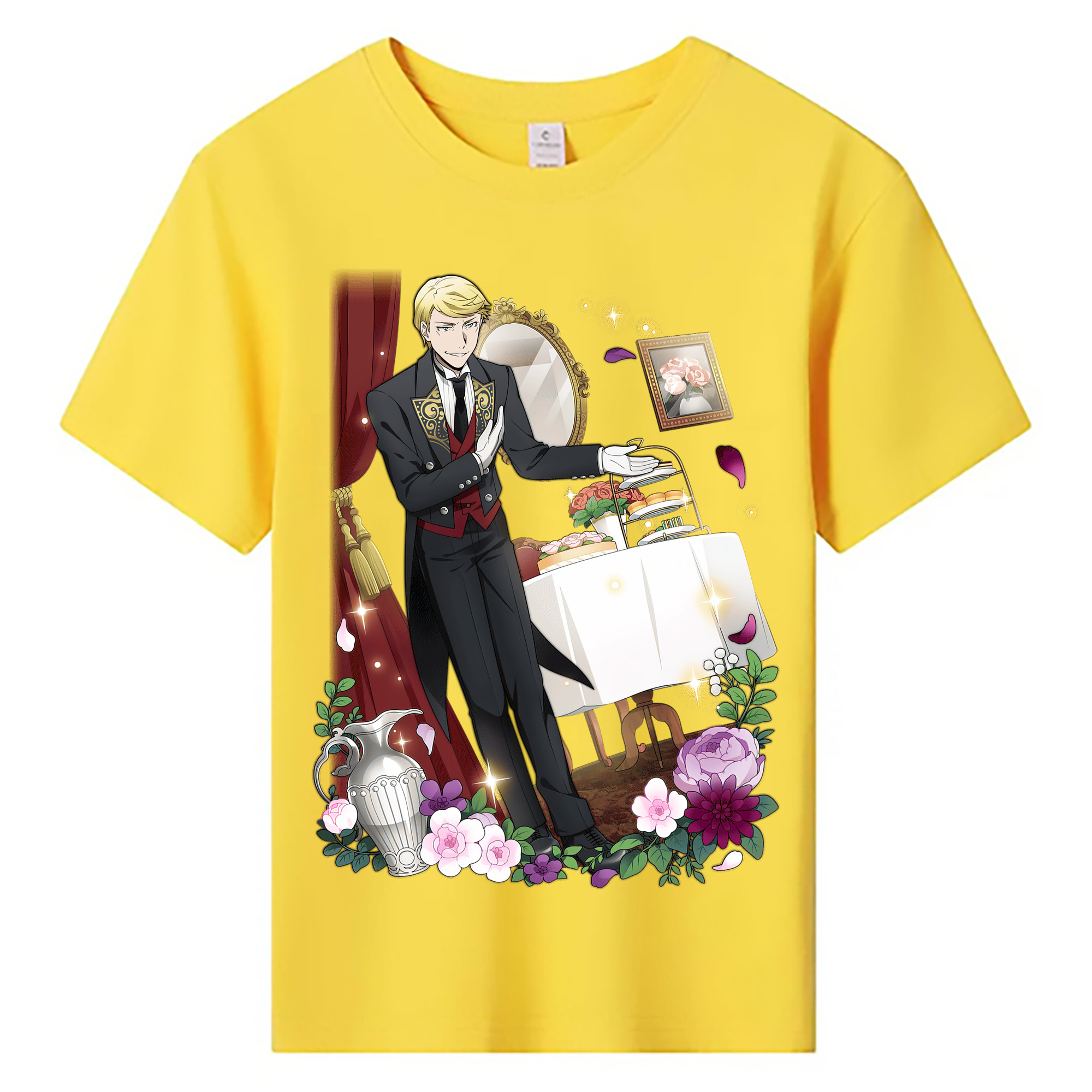 （画像用） 文豪ストレイドッグス Bungo Stray Dogs 綿100％キッズTシャツ（フロントプリント）